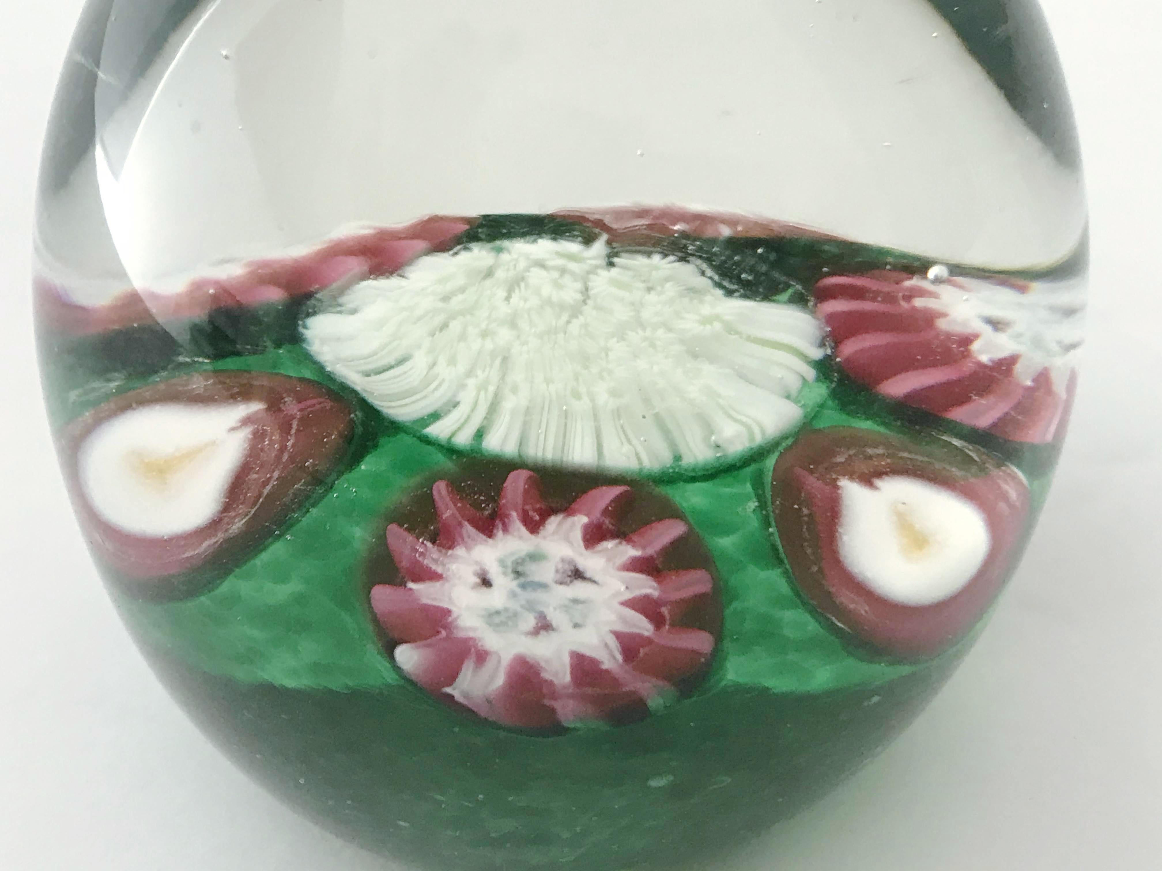 Mid-Century Modern Murano Glass Paperweight For Sale