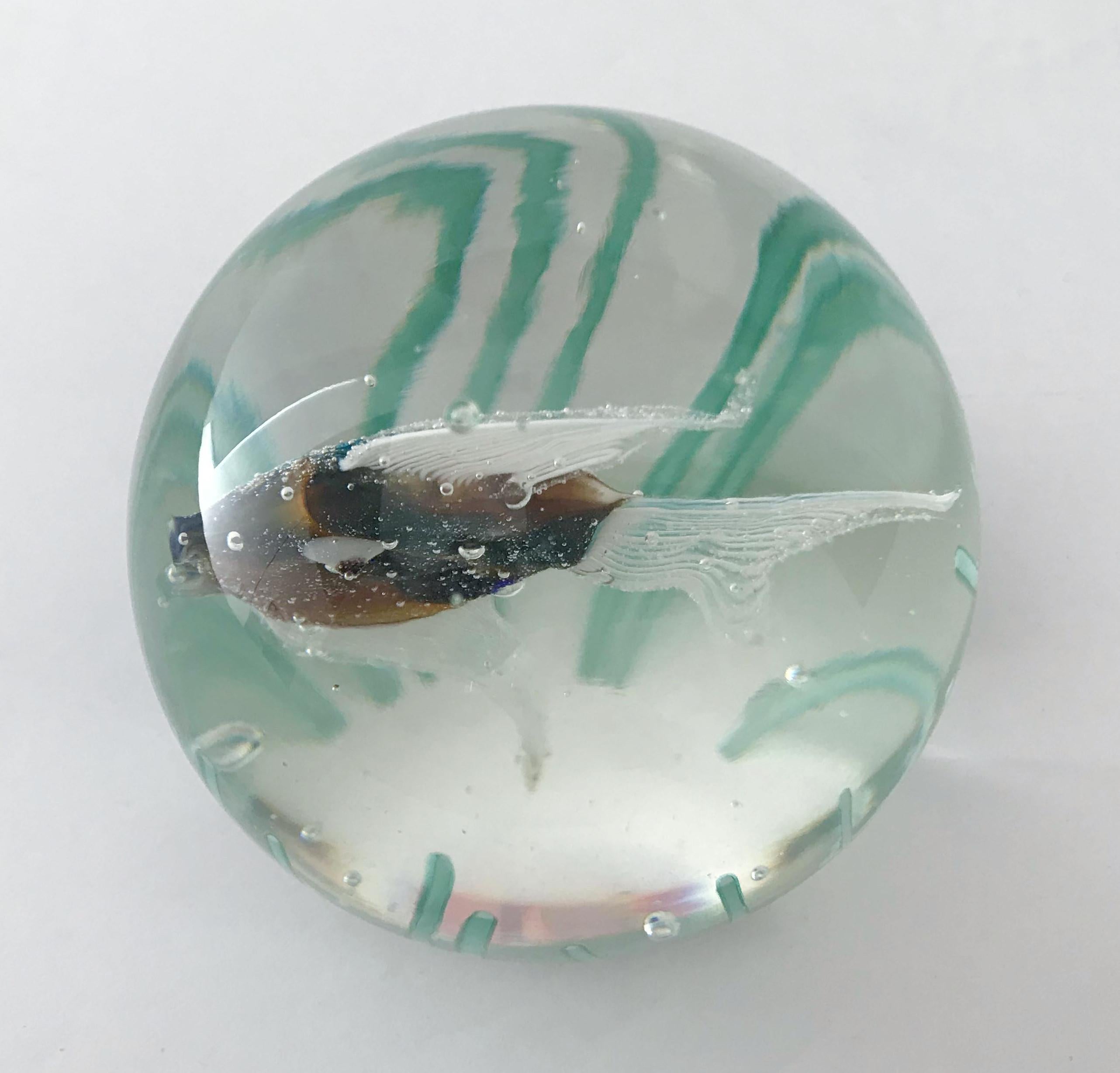 20th Century Murano Glass Paperweight For Sale