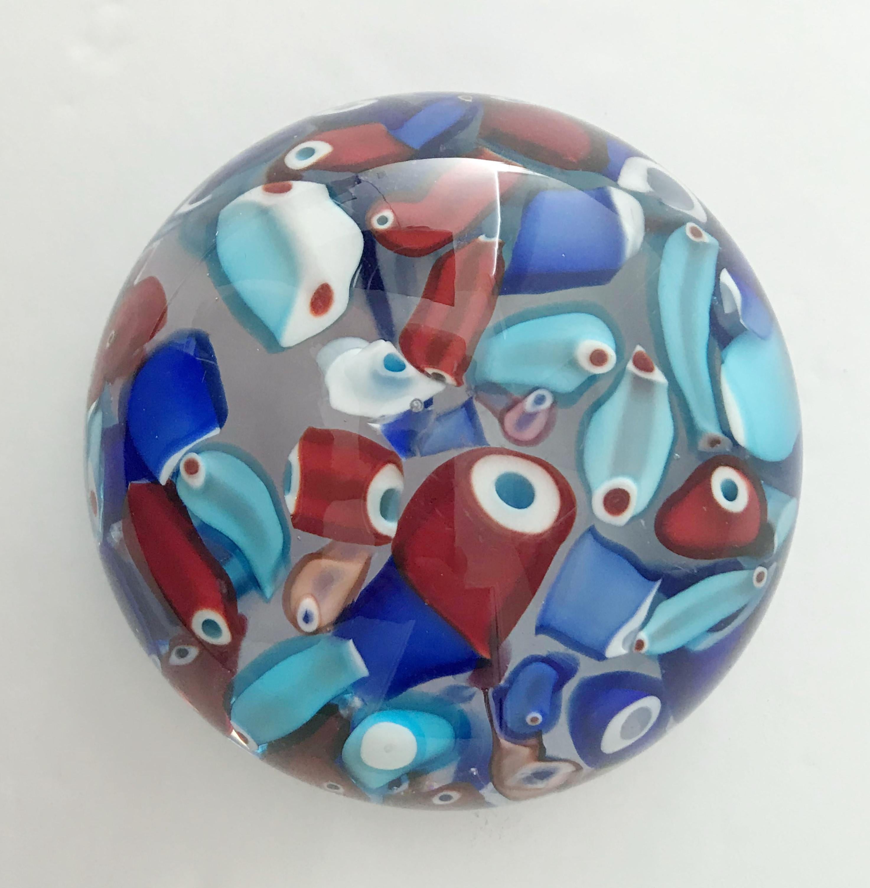 Murano Glass Paperweight For Sale 1