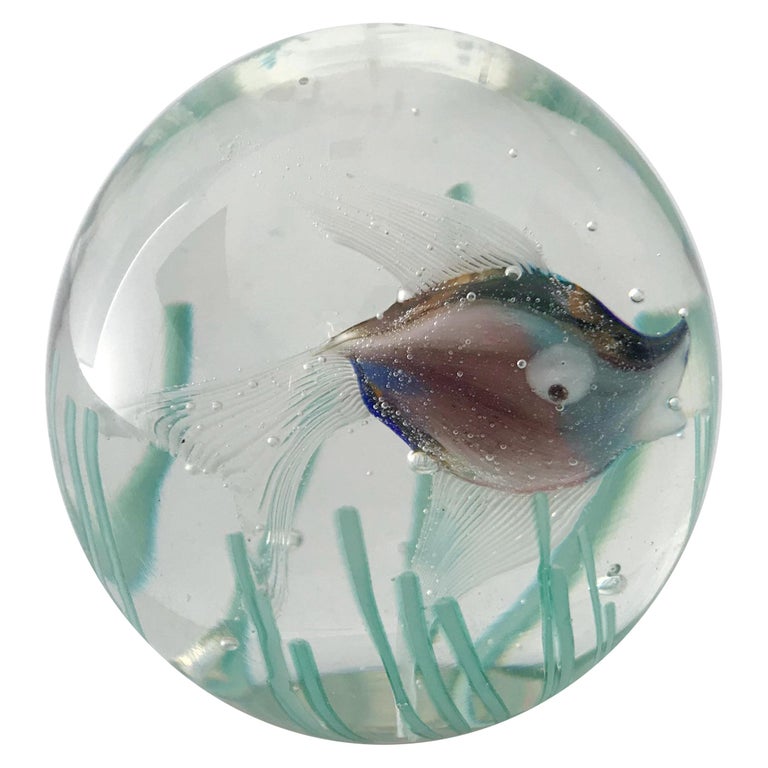 Murano Glass Paperweight For Sale at 1stDibs