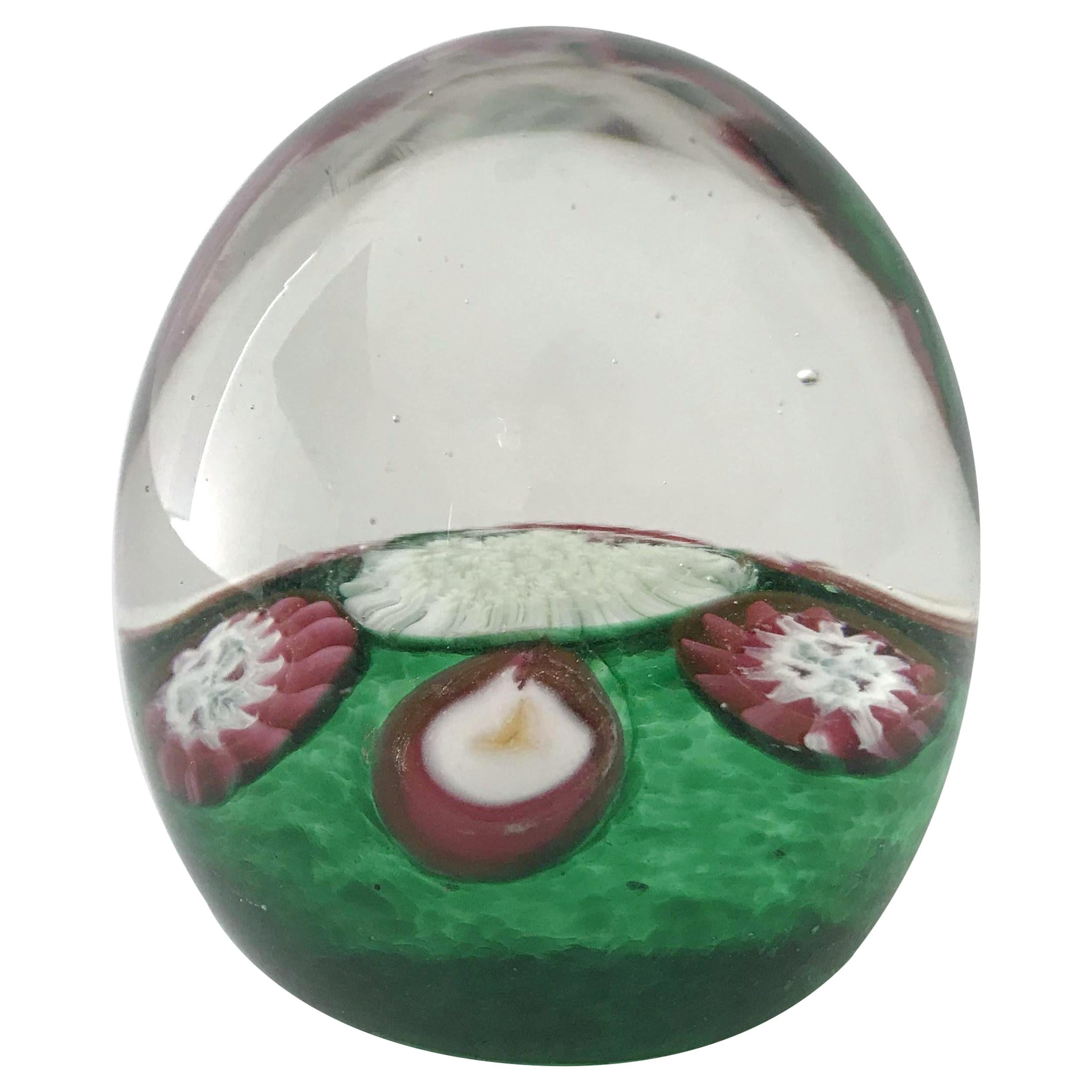 Murano Glass Paperweight For Sale