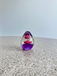 Murano Glass Paperweight Made in Italy