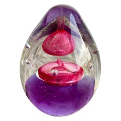 Murano Glass Paperweight Made in Italy