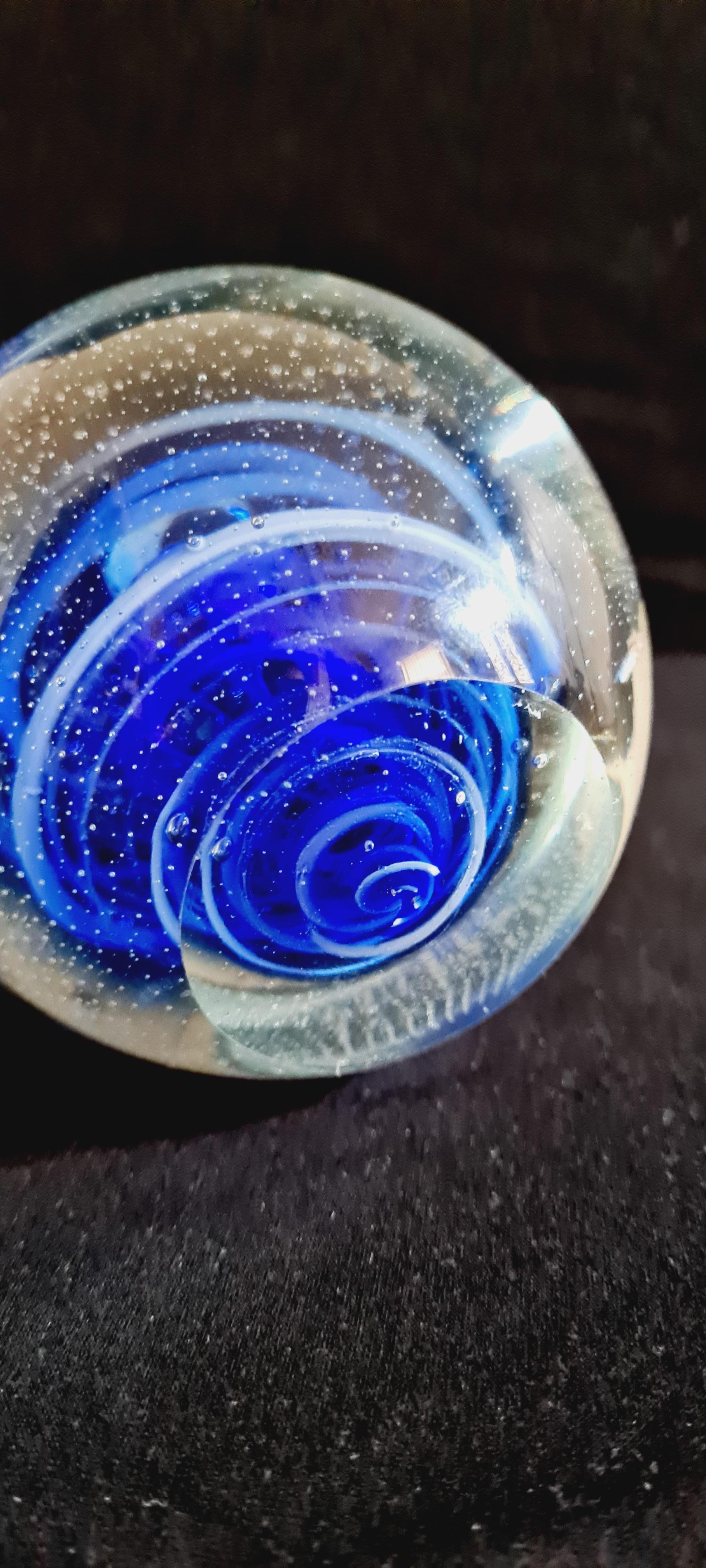 Italian Murano Glass large Paperweight, Galliano Ferro For Sale