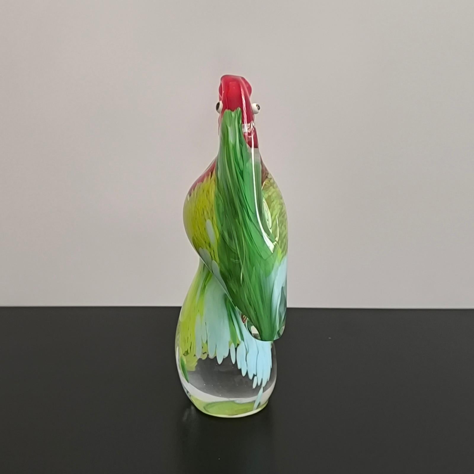 Escultura loro de cristal de Murano, Pisapapeles en Excelente estado para la venta en Bochum, NRW