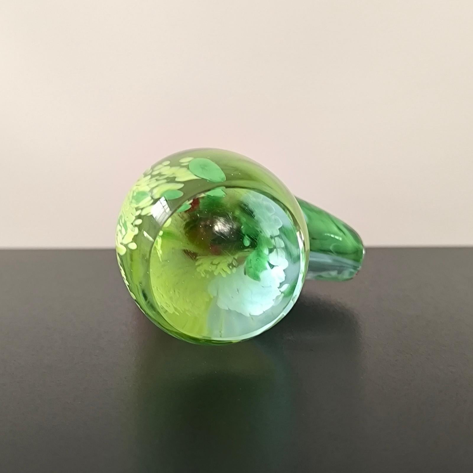 Escultura loro de cristal de Murano, Pisapapeles en venta 1