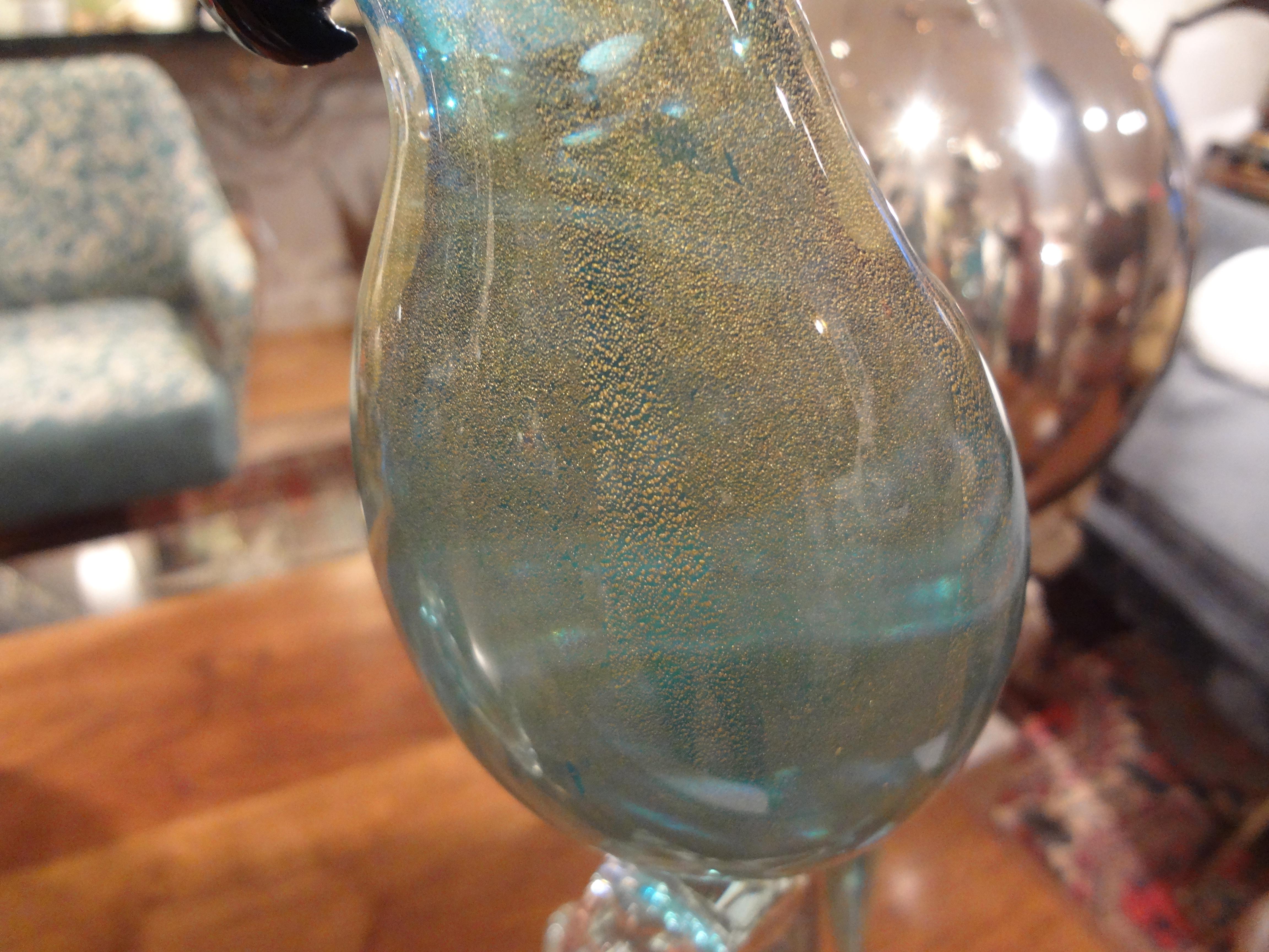 Mid-20th Century Murano Glass Parrot Sculptures