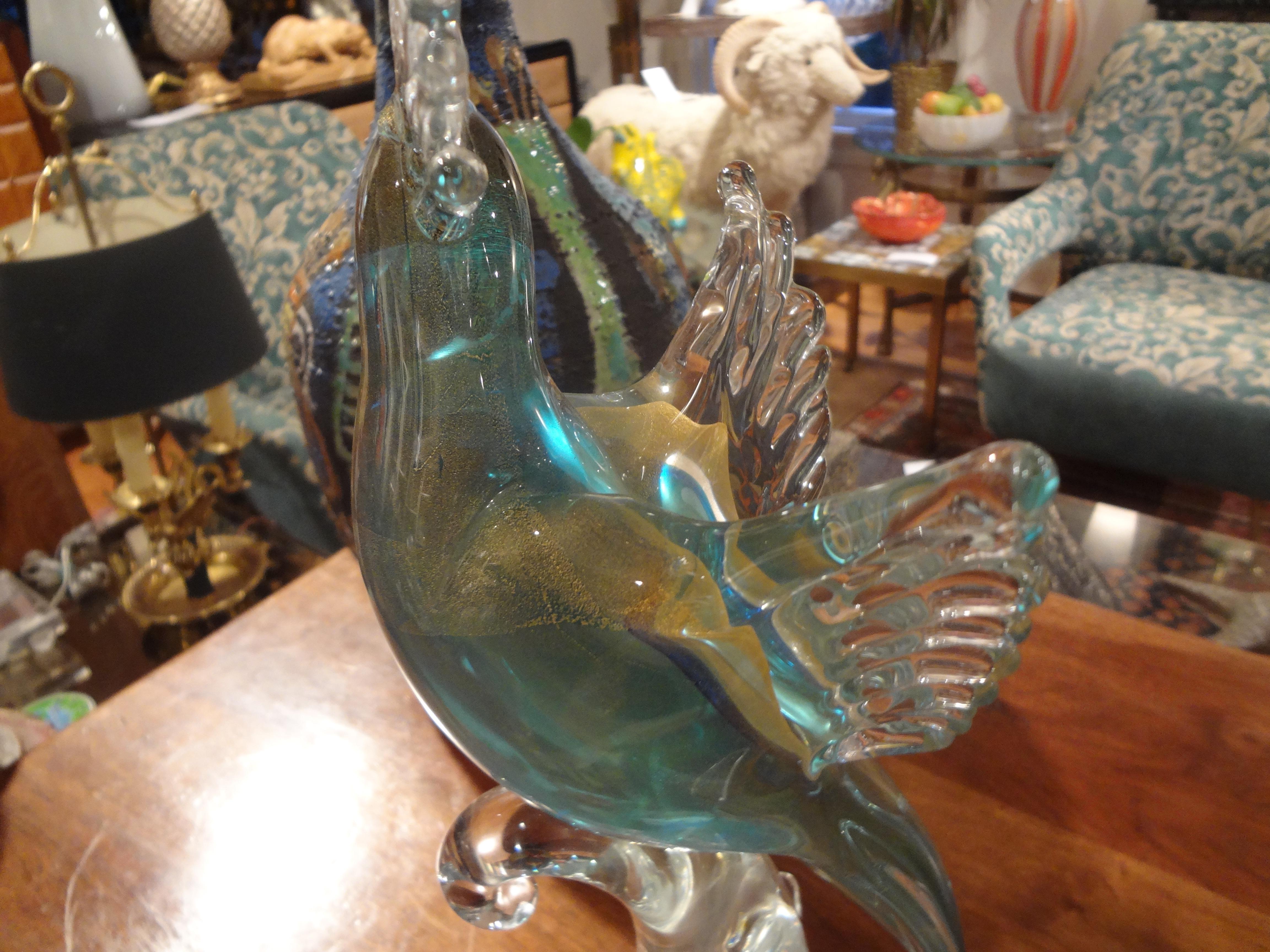 Murano Glass Parrot Sculptures 1