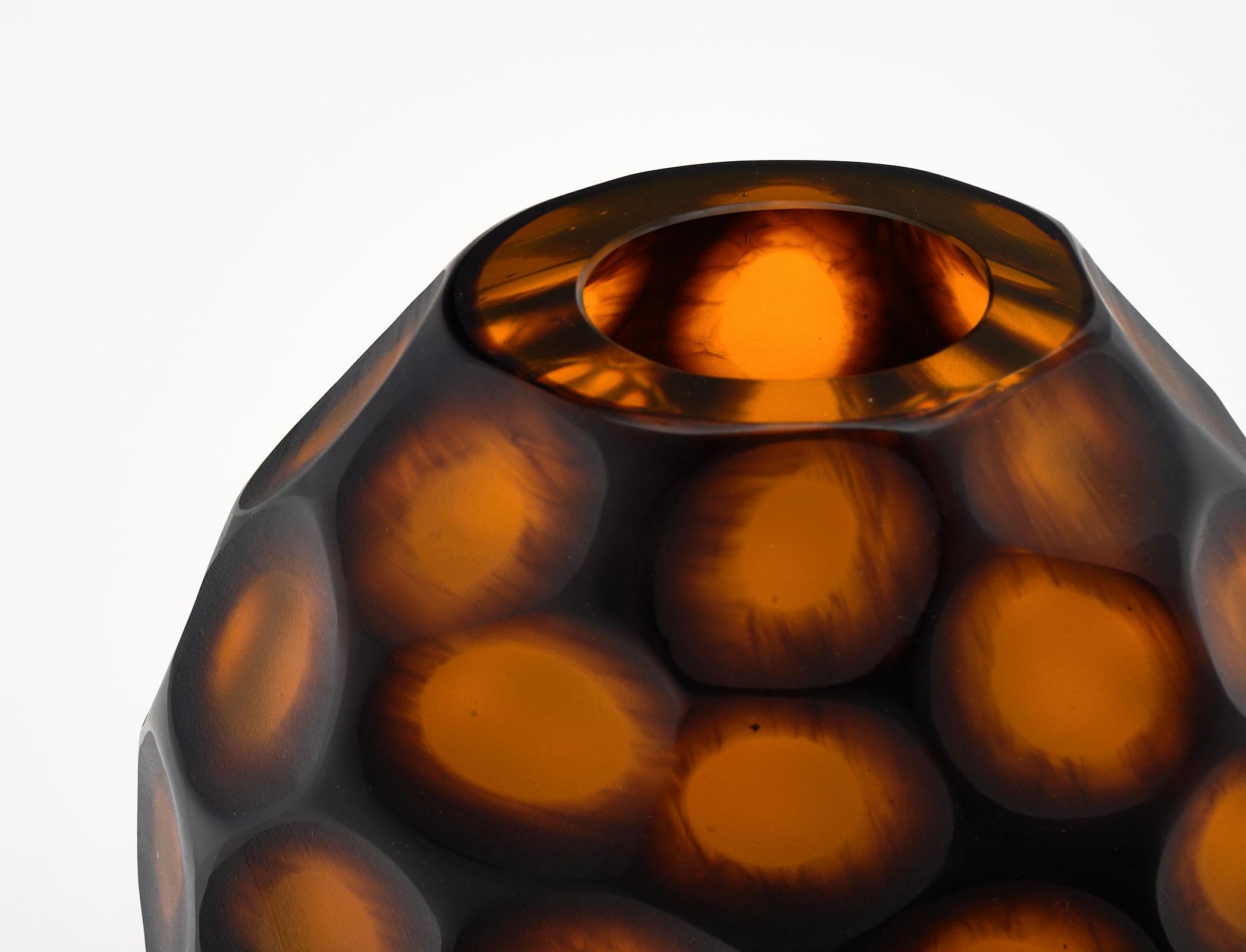 Murano Glass “Pavone” Vase 1