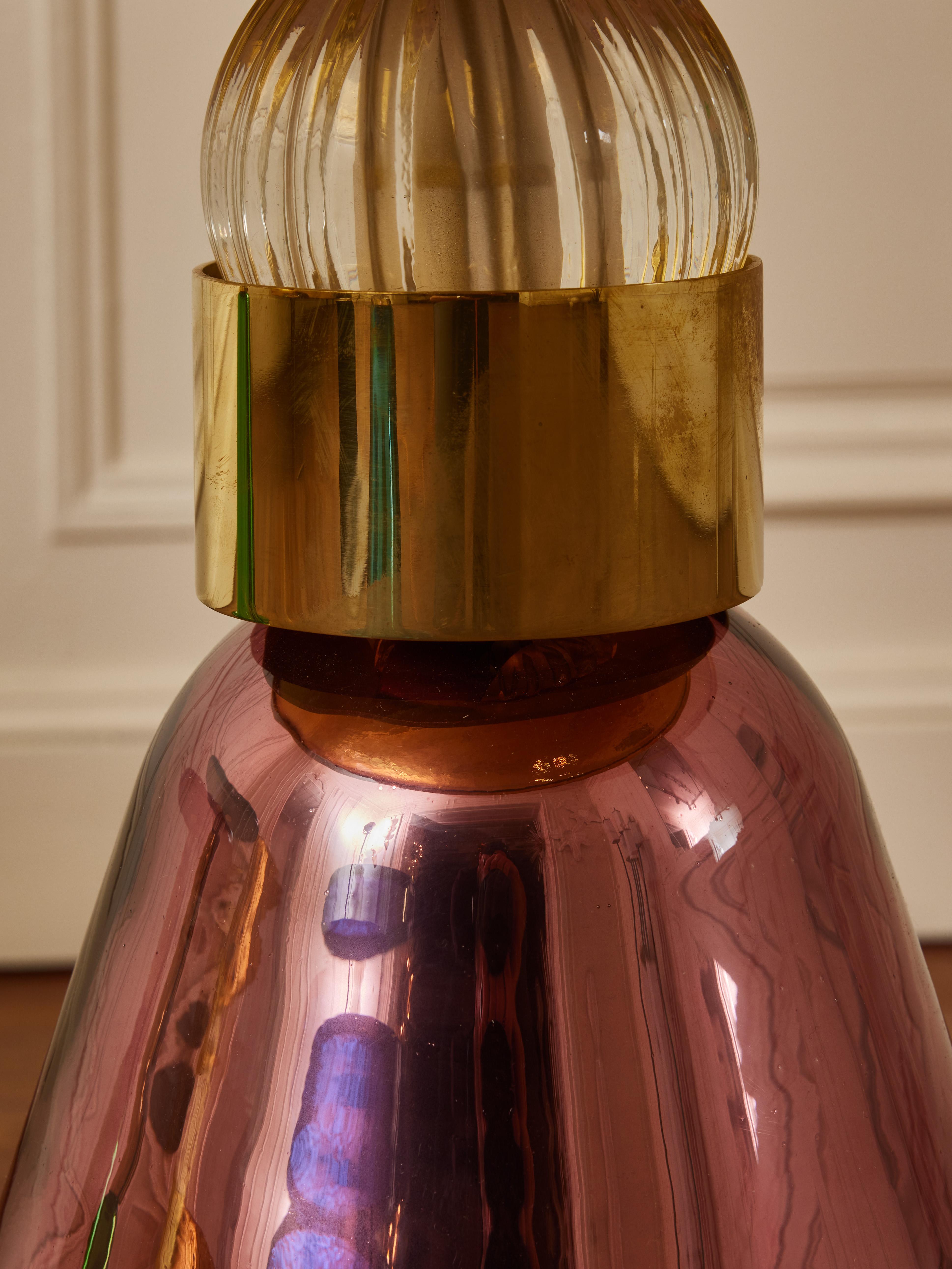 Piédestal en verre de Murano par Studio Glustin en vente 2