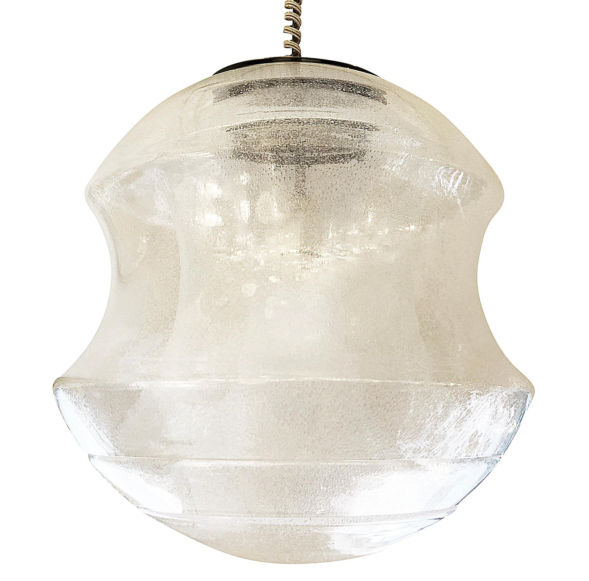 Murano Glass Pendant by Carlo Nason for Mazzega 1