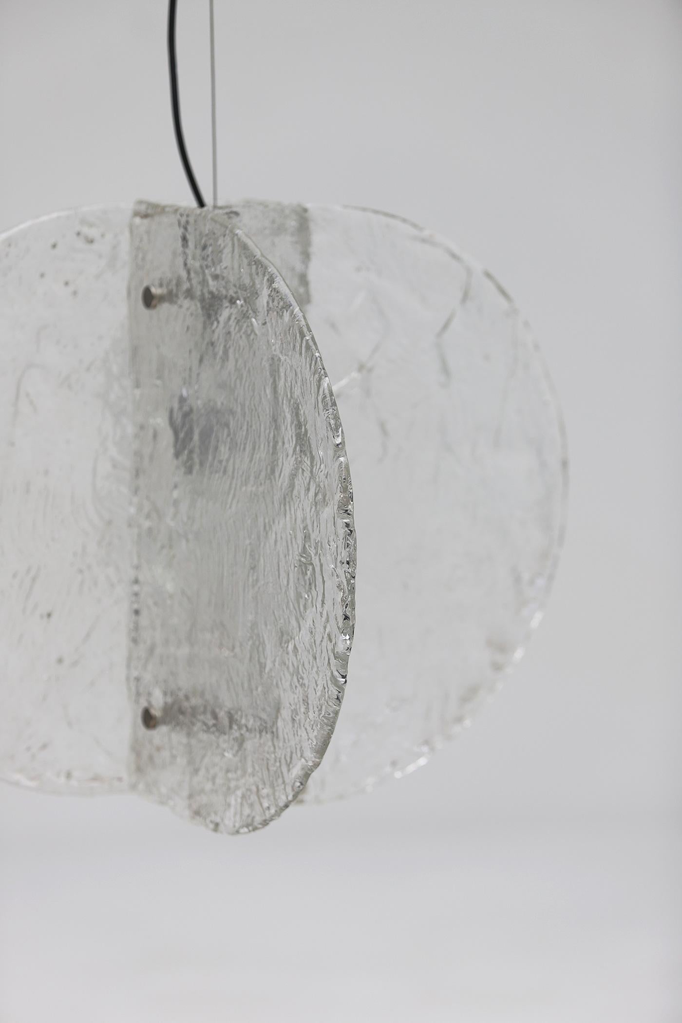 italien Pendentif en verre de Murano par Carlo Nason pour Mazzega, Italie, années 1960 en vente