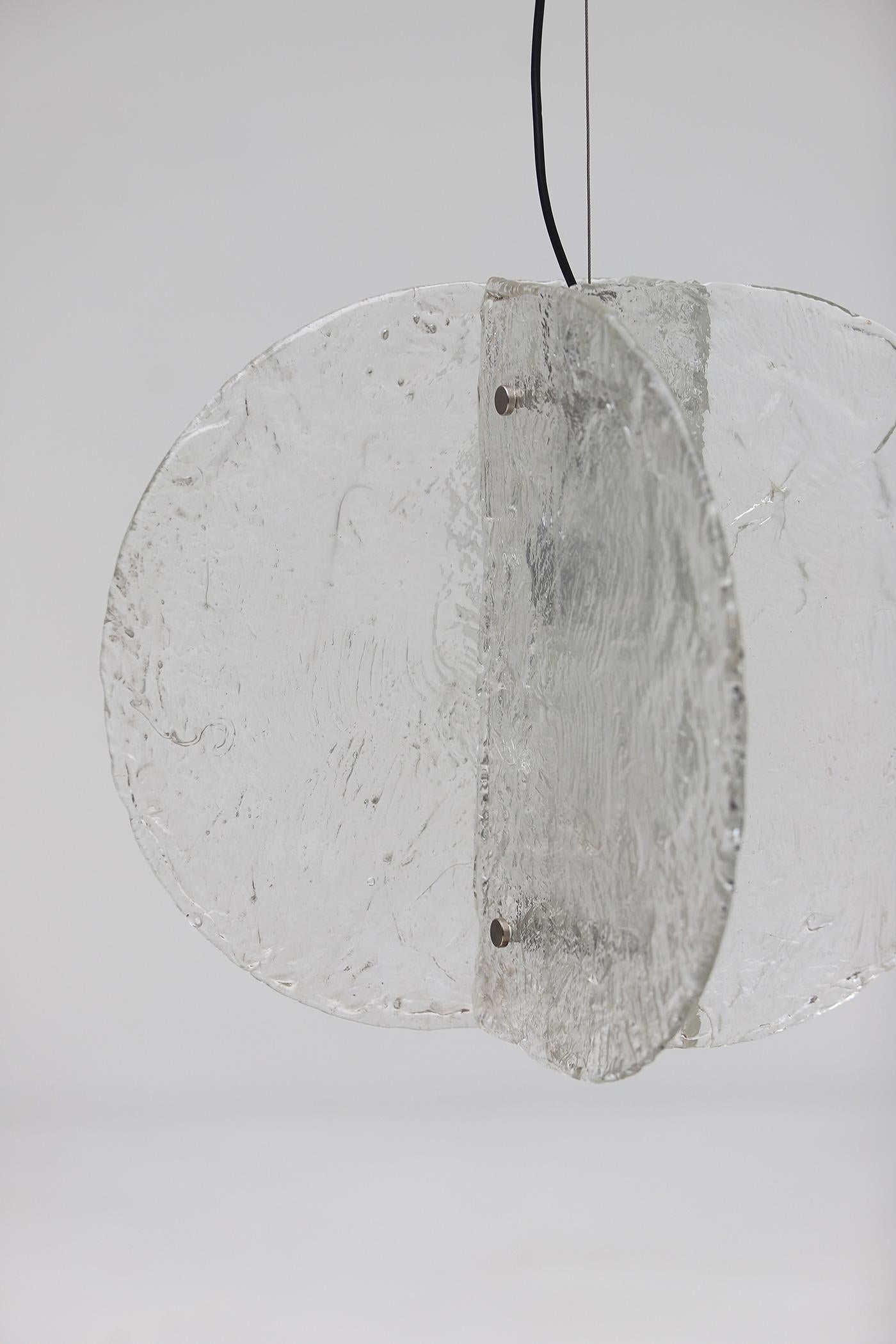 Pendentif en verre de Murano par Carlo Nason pour Mazzega, Italie, années 1960 Bon état - En vente à Antwerpen, Antwerp