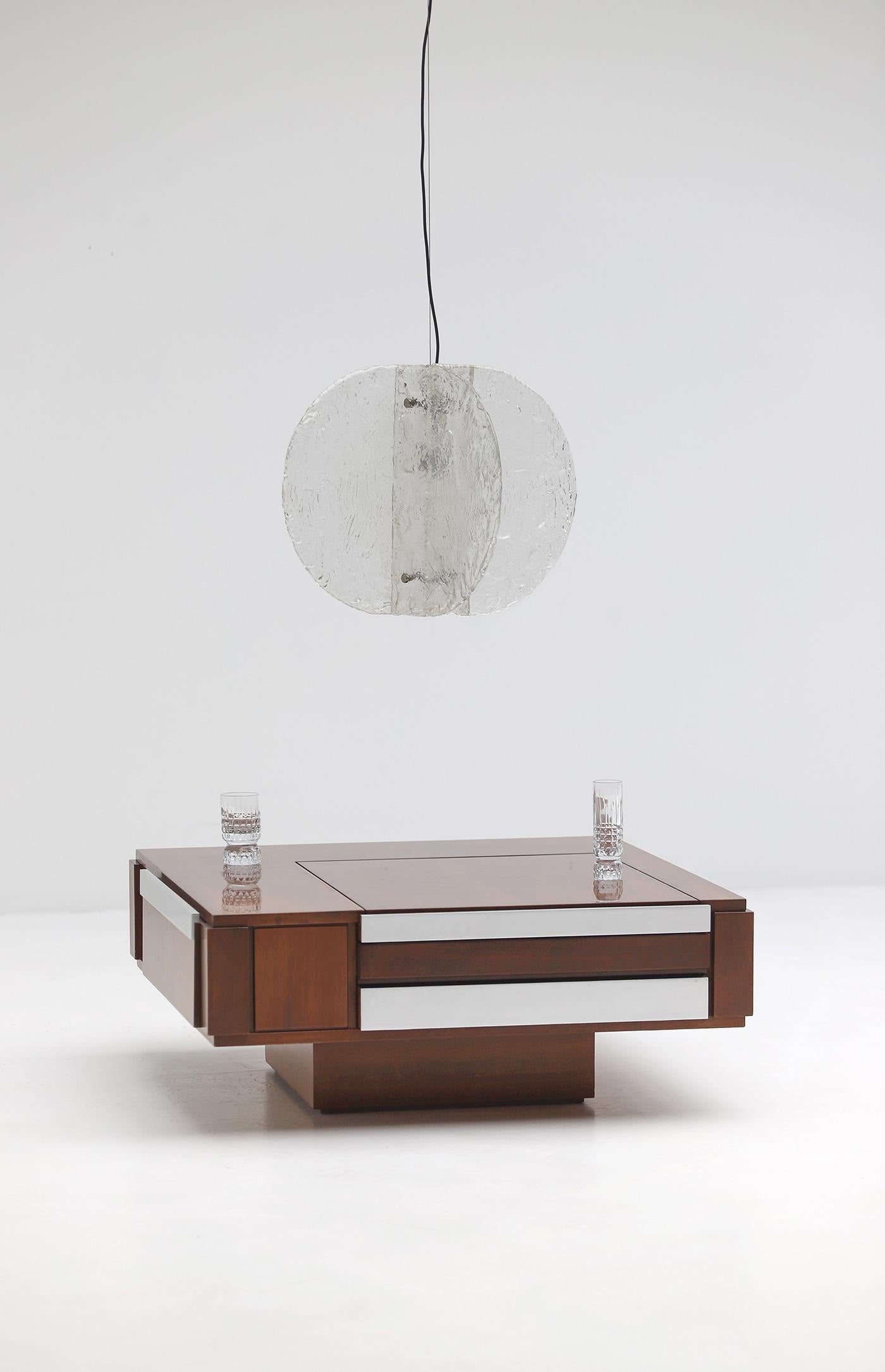 Pendentif en verre de Murano par Carlo Nason pour Mazzega, Italie, années 1960 en vente 1