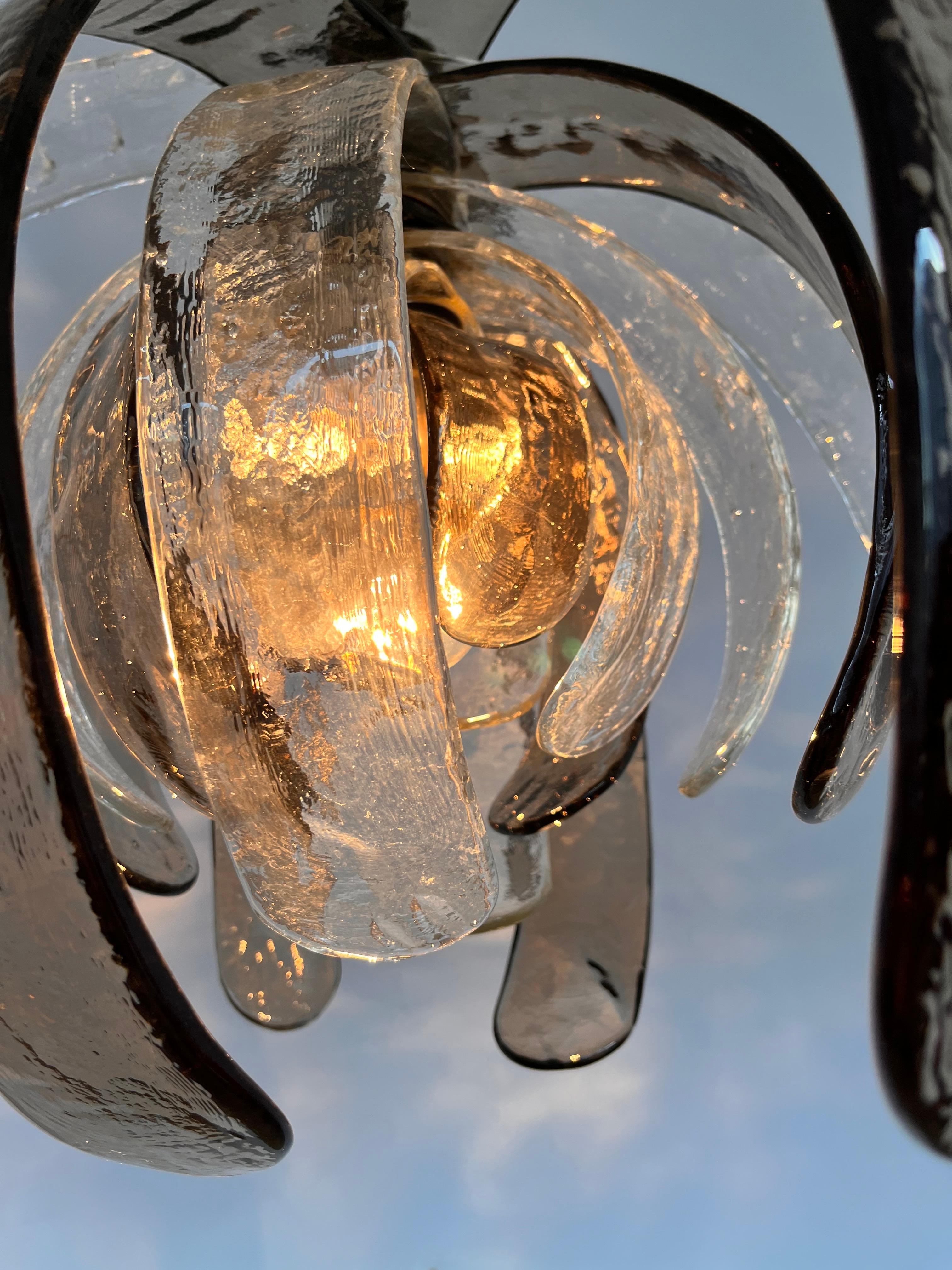Late 20th Century Murano Glass pendant/chandelier 