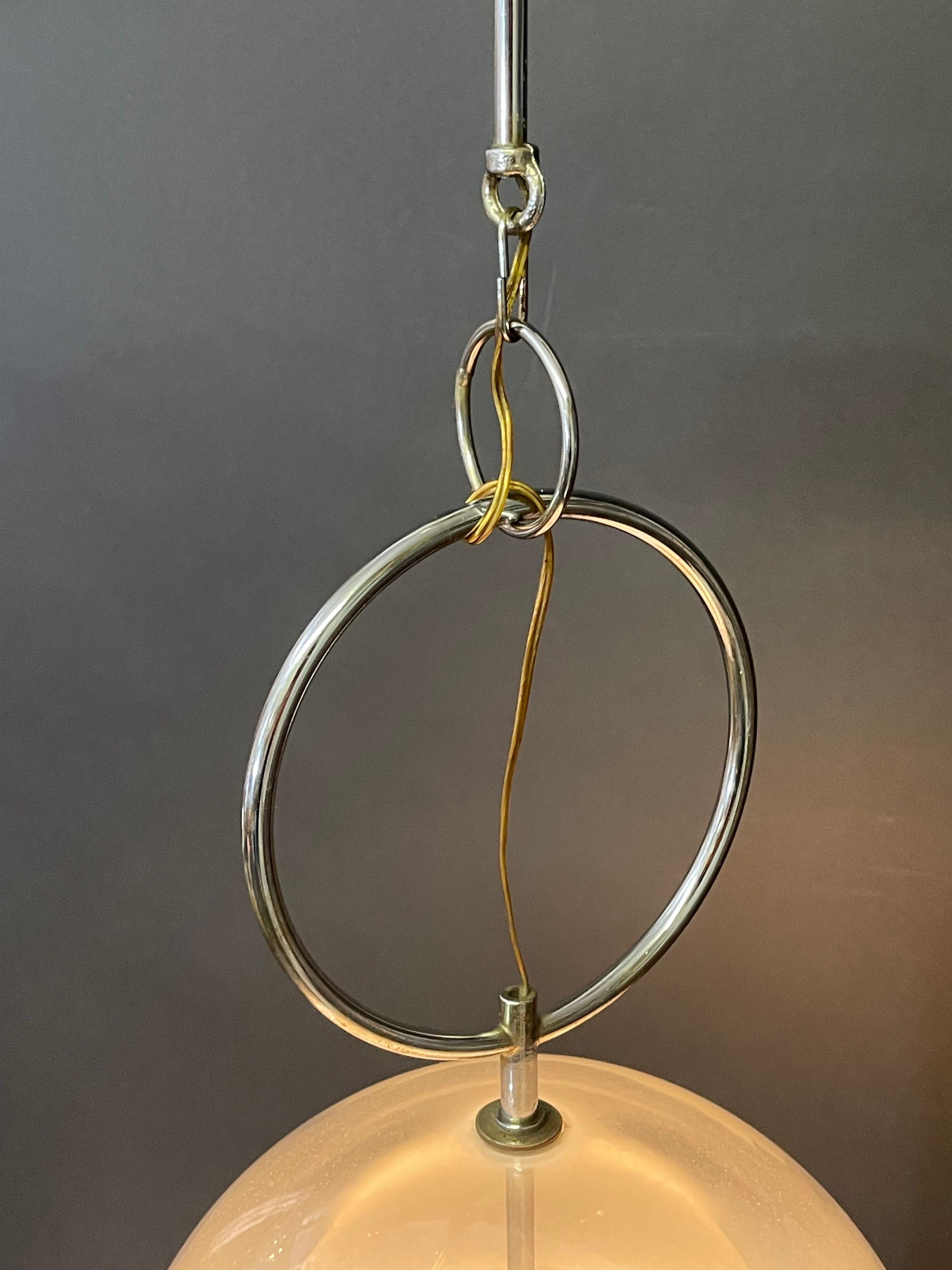 Métal Lustre à suspension en verre de Murano attribué à Carlo Nason, Italie, vers les années 1960 en vente