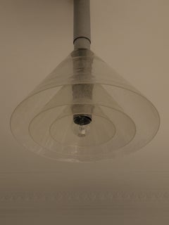 Murano glass pendant chandelier by Carlo Nason for A.V. Mazzega, Italy, с. 1967