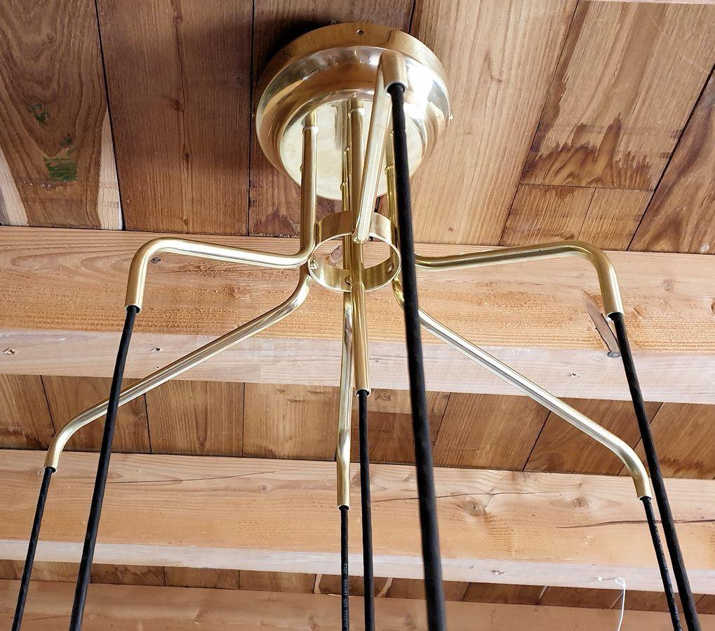 Murano Glass Pendant Chandelier For Sale 6