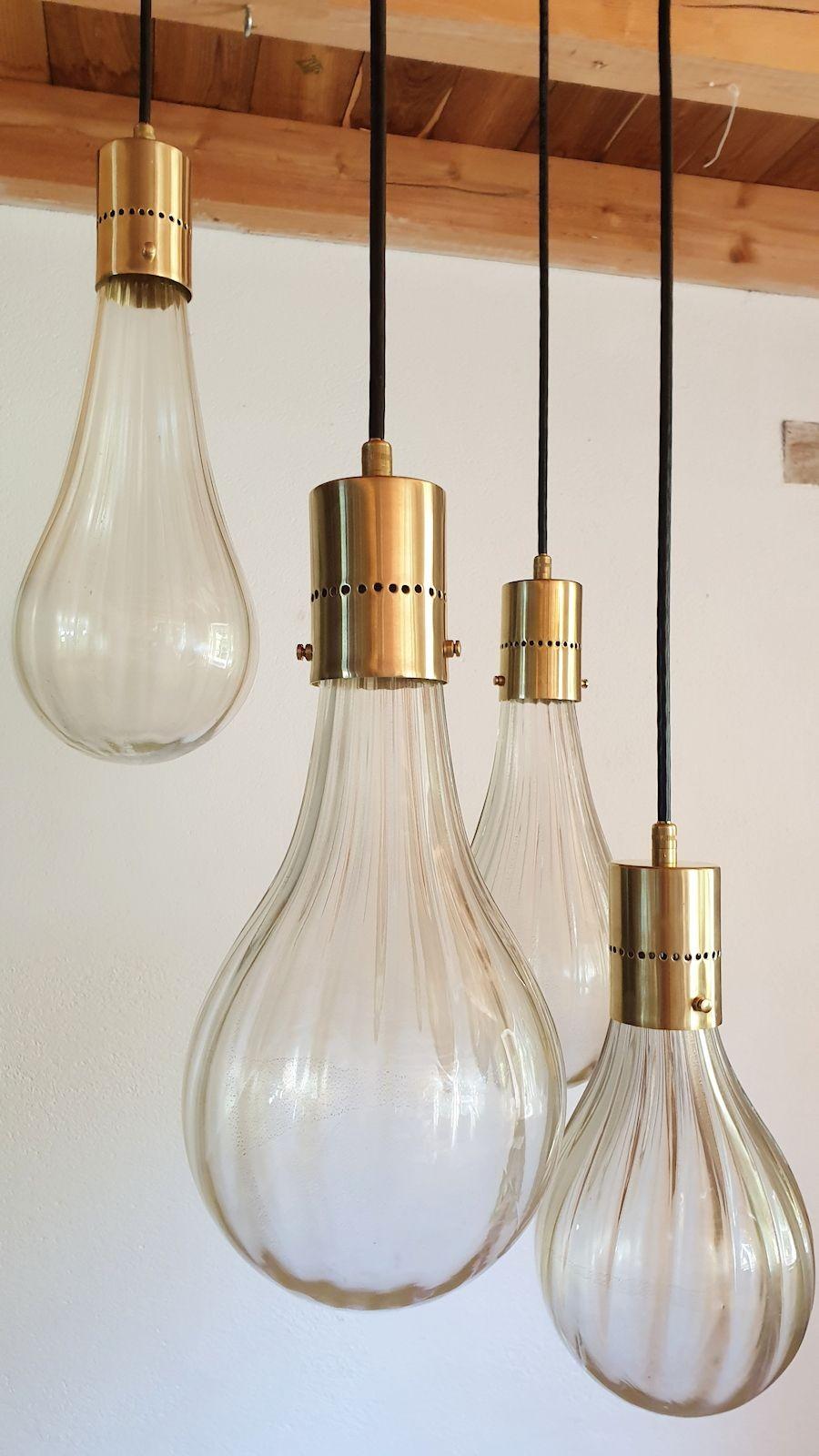 Murano Glass Pendant Chandelier For Sale 2