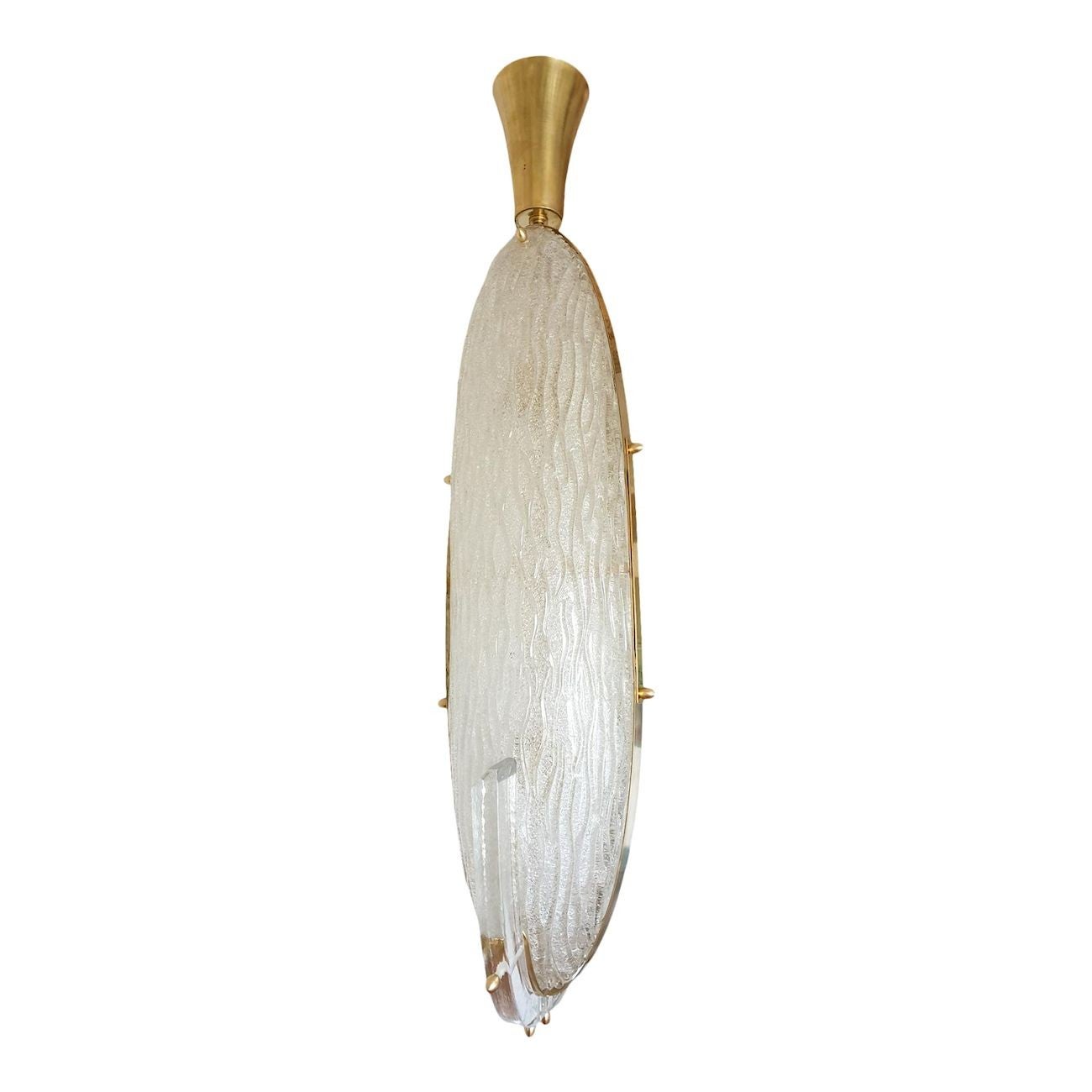 Lustre pendentif en verre de Murano, Italie