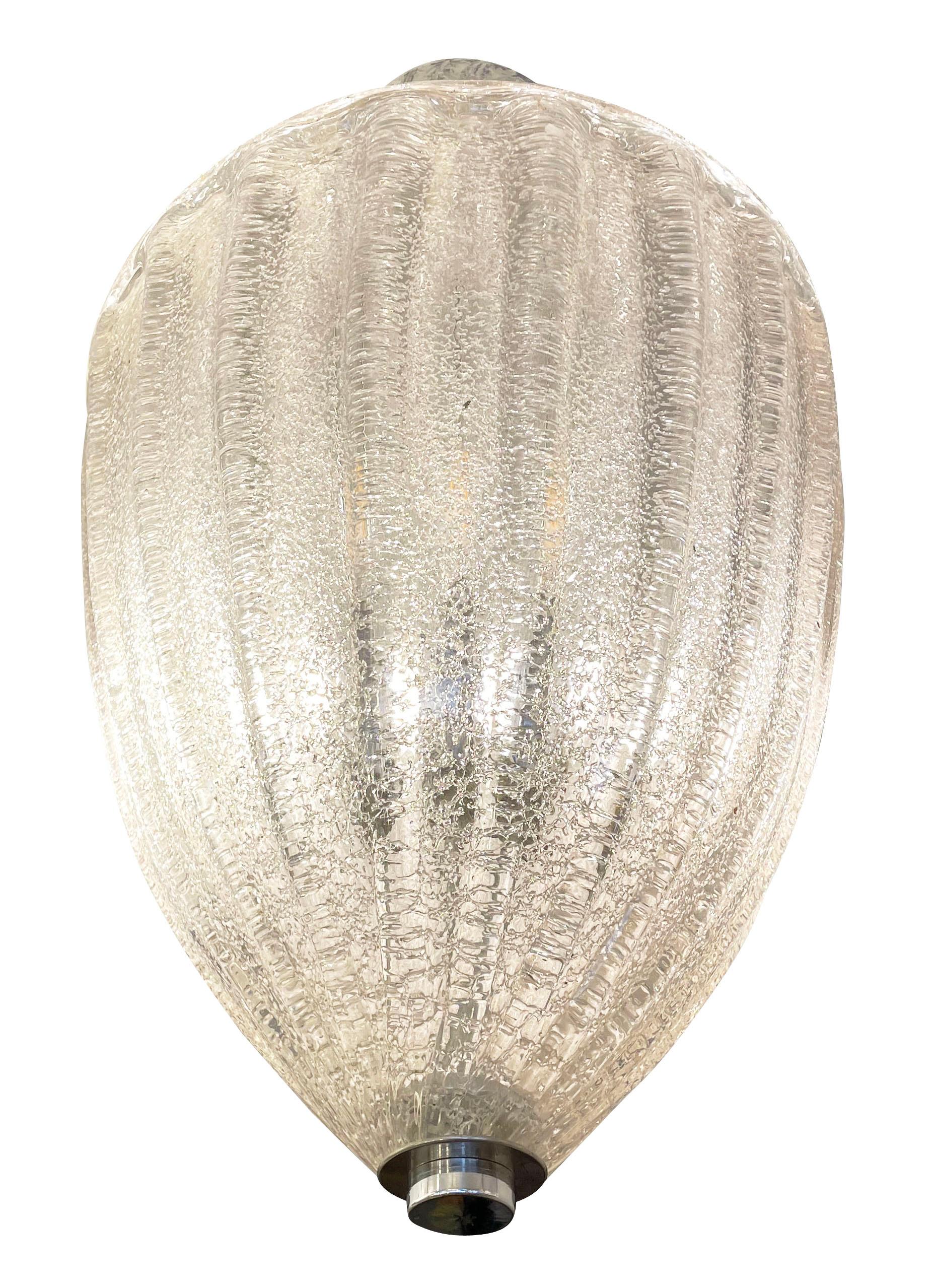 Mid-Century Modern Murano Glass Pendant, Italy, 1960s