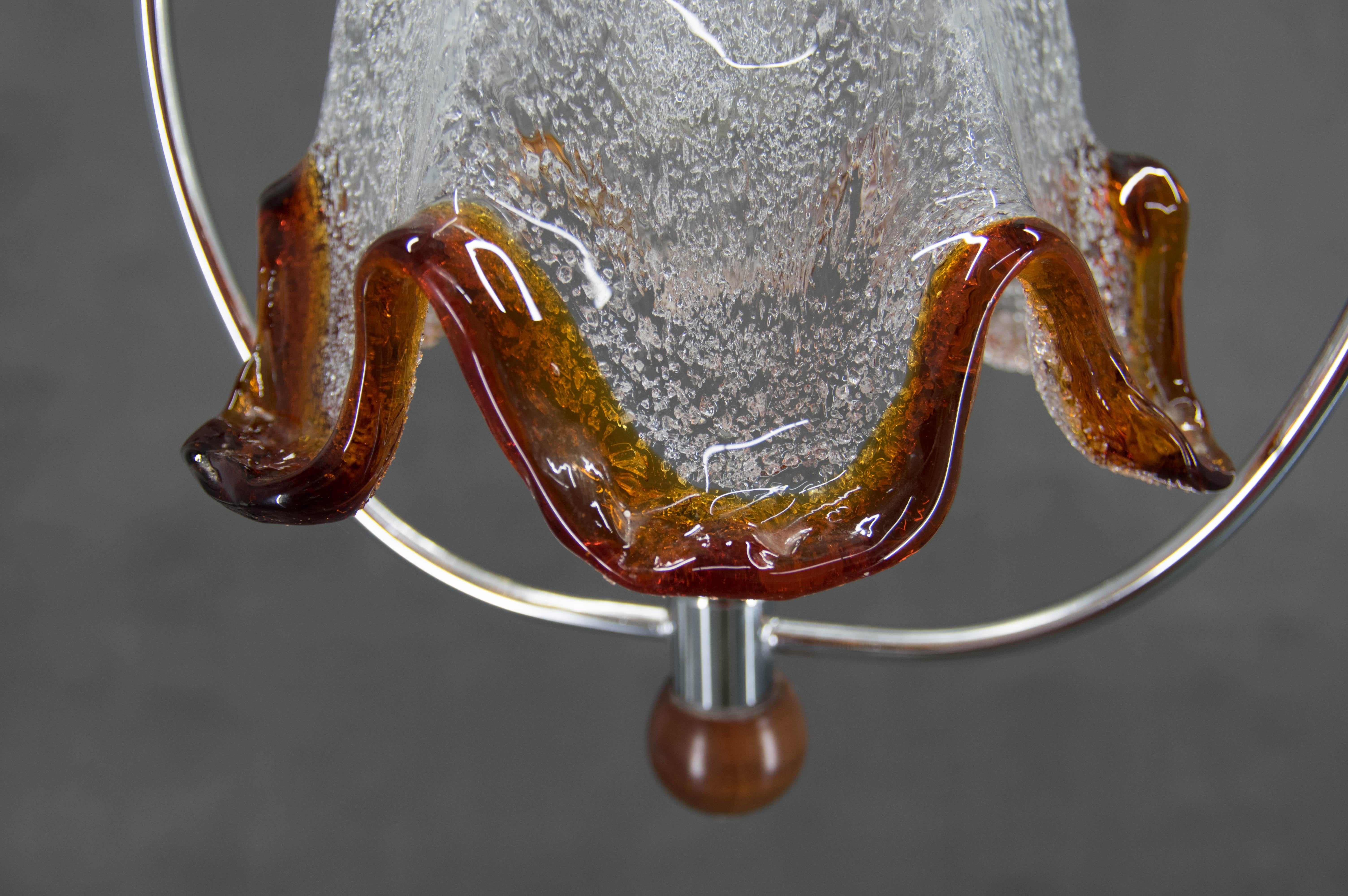 Lampe à suspension de Murano, Italie, années 1980 Excellent état - En vente à Praha, CZ