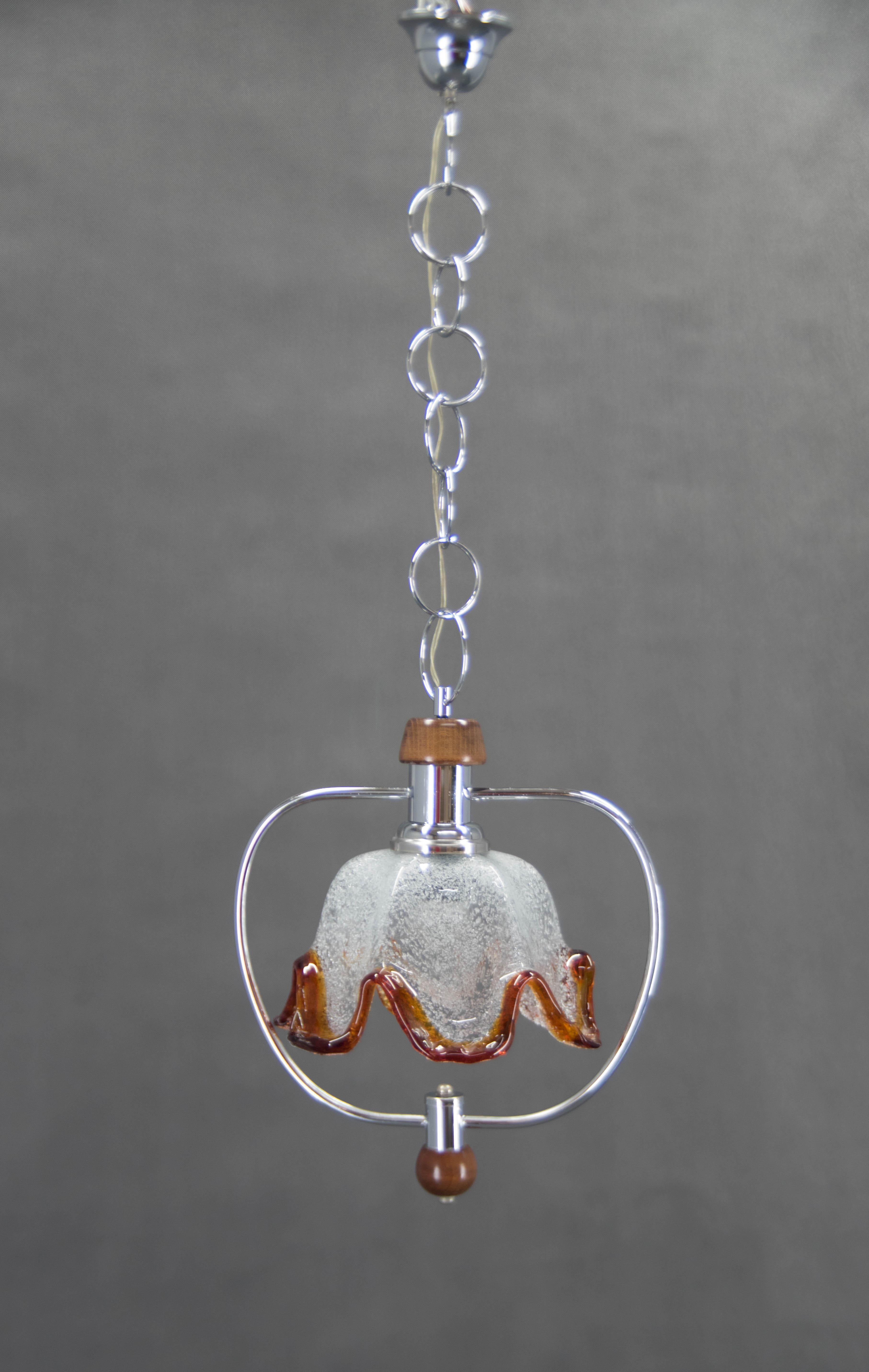 Fin du 20e siècle Lampe à suspension de Murano, Italie, années 1980 en vente