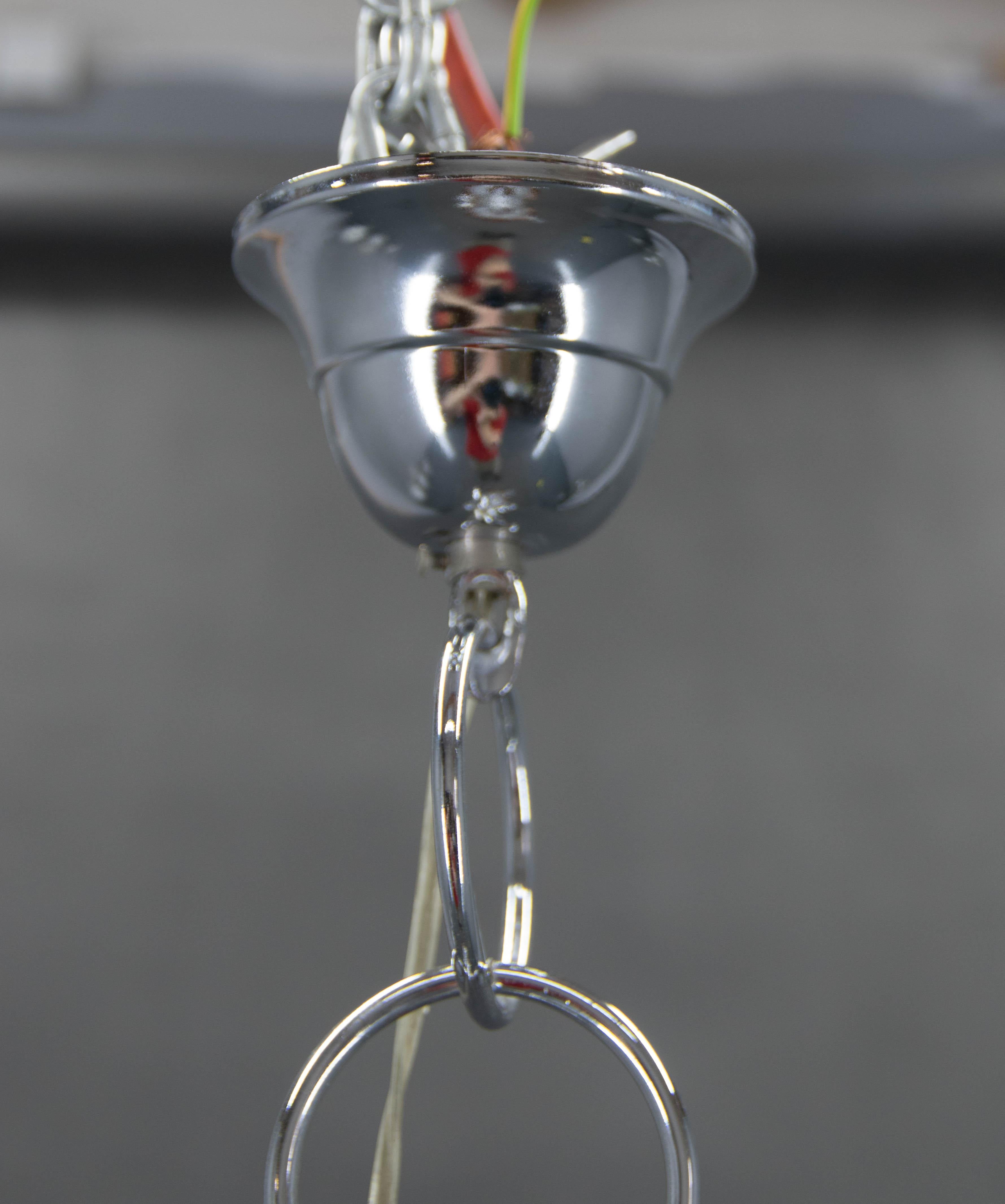 Métal Lampe à suspension de Murano, Italie, années 1980 en vente