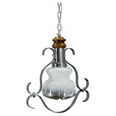 Lampe à suspension de Murano, Italie, années 1980