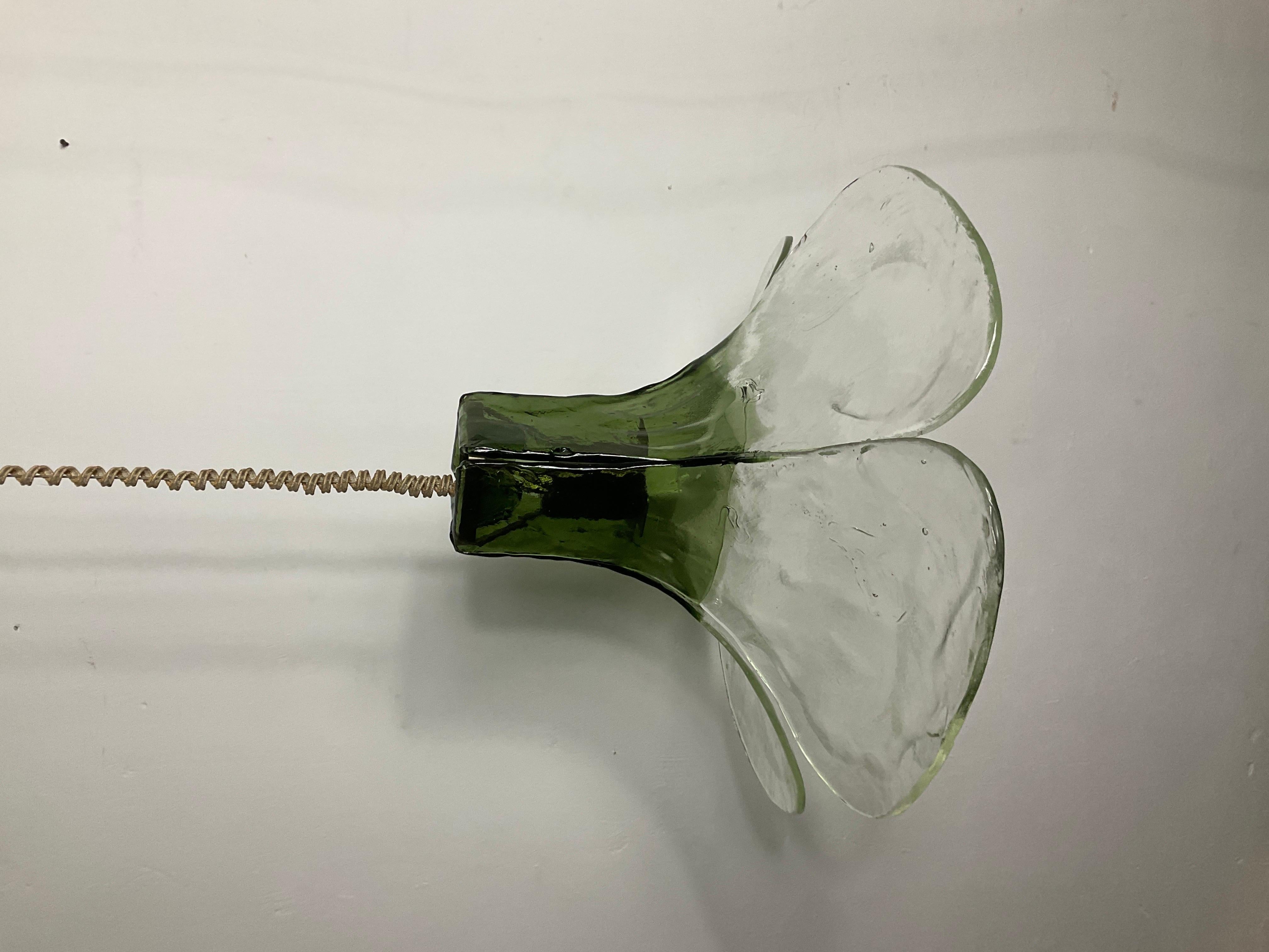 Murano glass pendant lamp by Carlo Nason, 60s For Sale 10