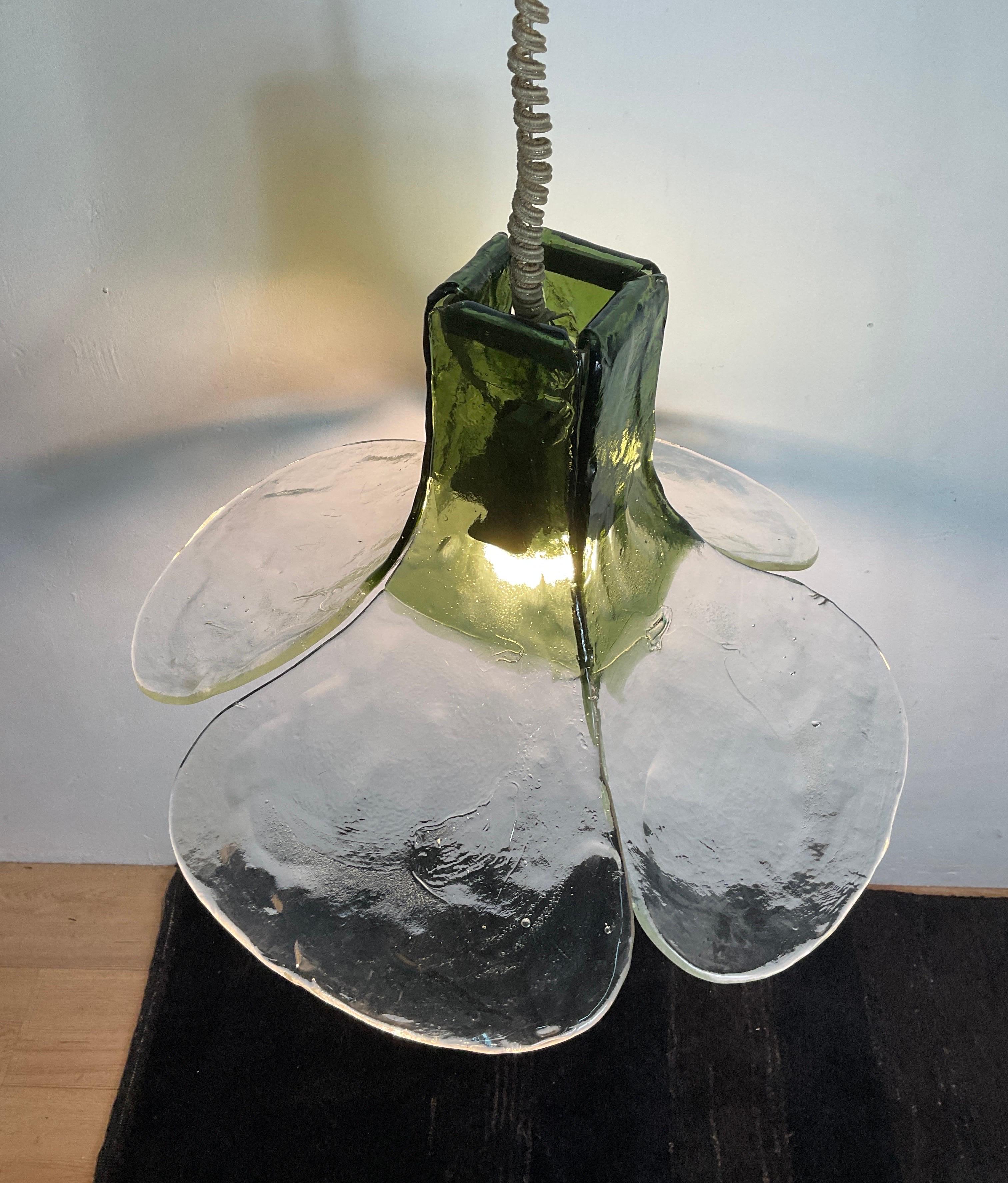 Murano Glass Murano glass pendant lamp by Carlo Nason, 60s For Sale