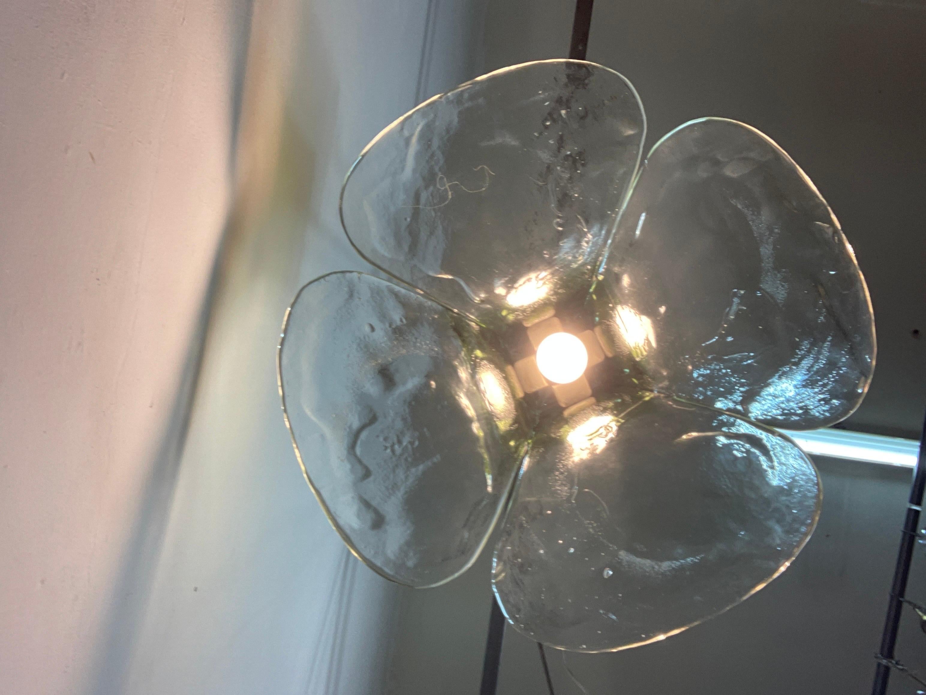 Murano glass pendant lamp by Carlo Nason, 60s For Sale 2