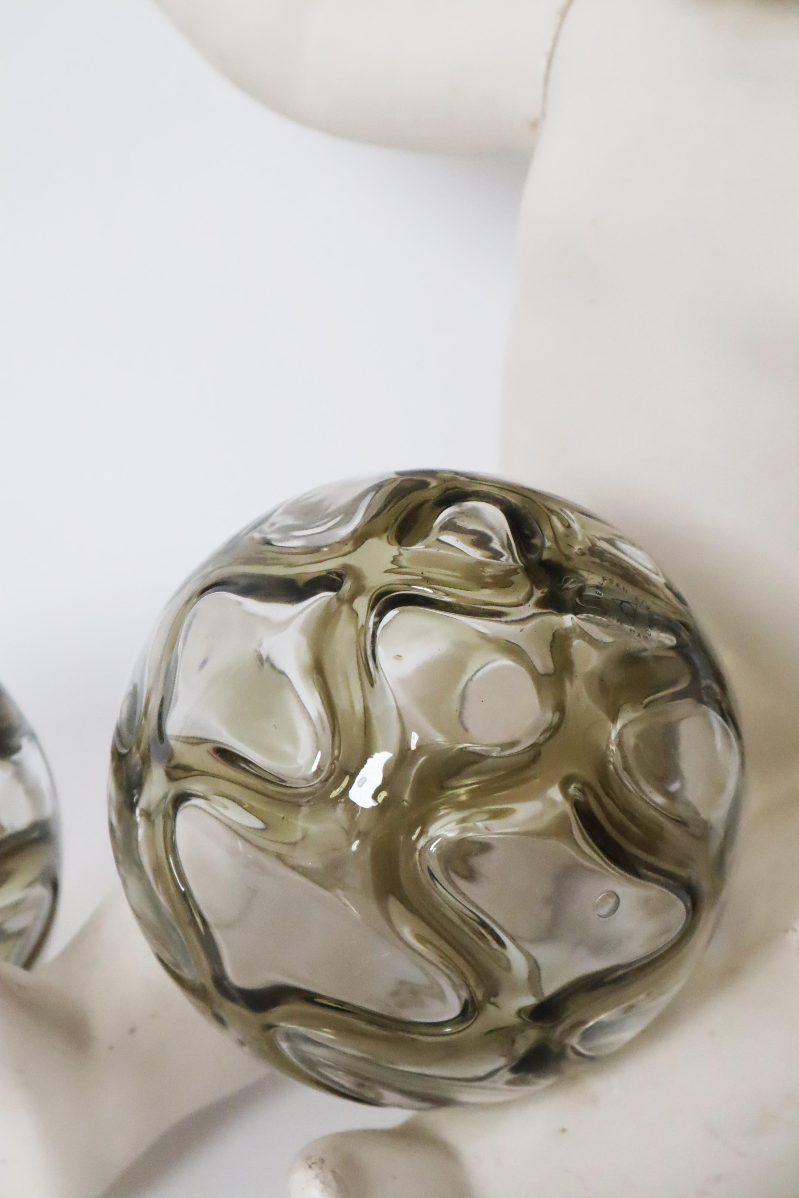Murano Glass Pendant Lamp by Doria Leuchten Germany 1960s For Sale 11