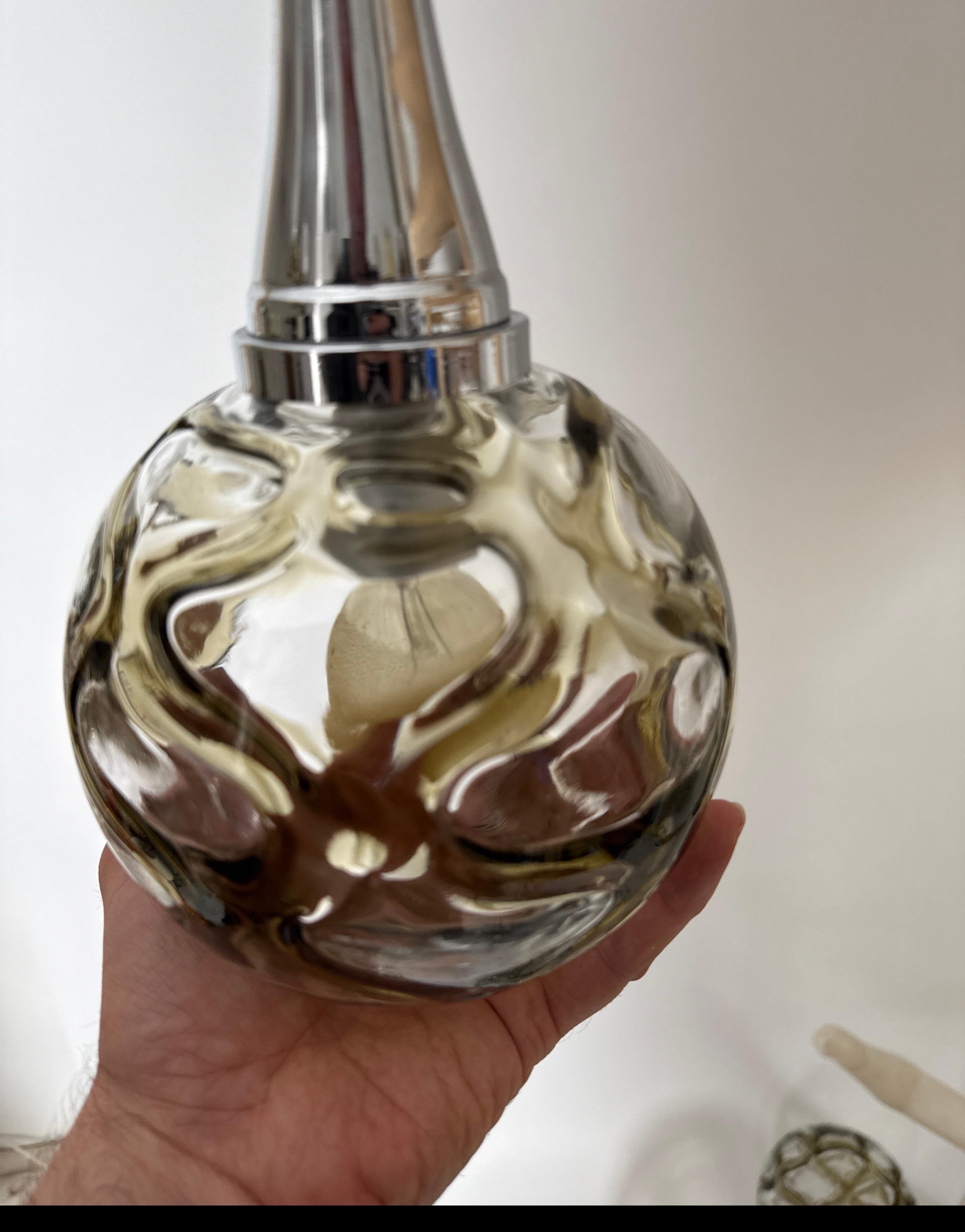 Murano Glass Pendant Lamp by Doria Leuchten Germany 1960s In Good Condition For Sale In Hannover, DE