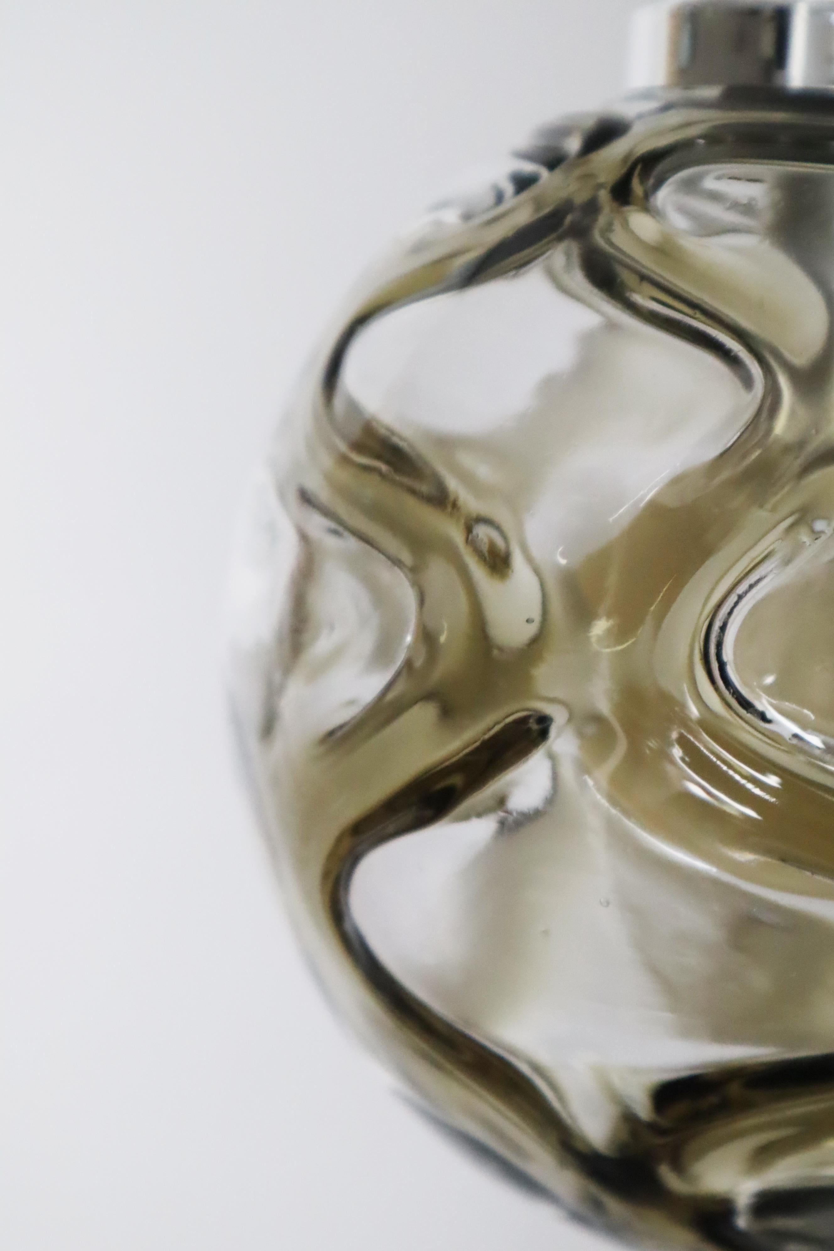 Murano Glass Pendant Lamp by Doria Leuchten Germany 1960s For Sale 3