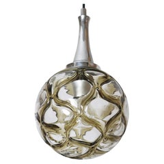 Lámpara colgante de cristal de Murano de Doria Leuchten Germany Años 60