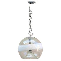 Murano Glass Pendant Lamp by Ettore Fantasia and Gino Poli for Sothis, Italy 60s