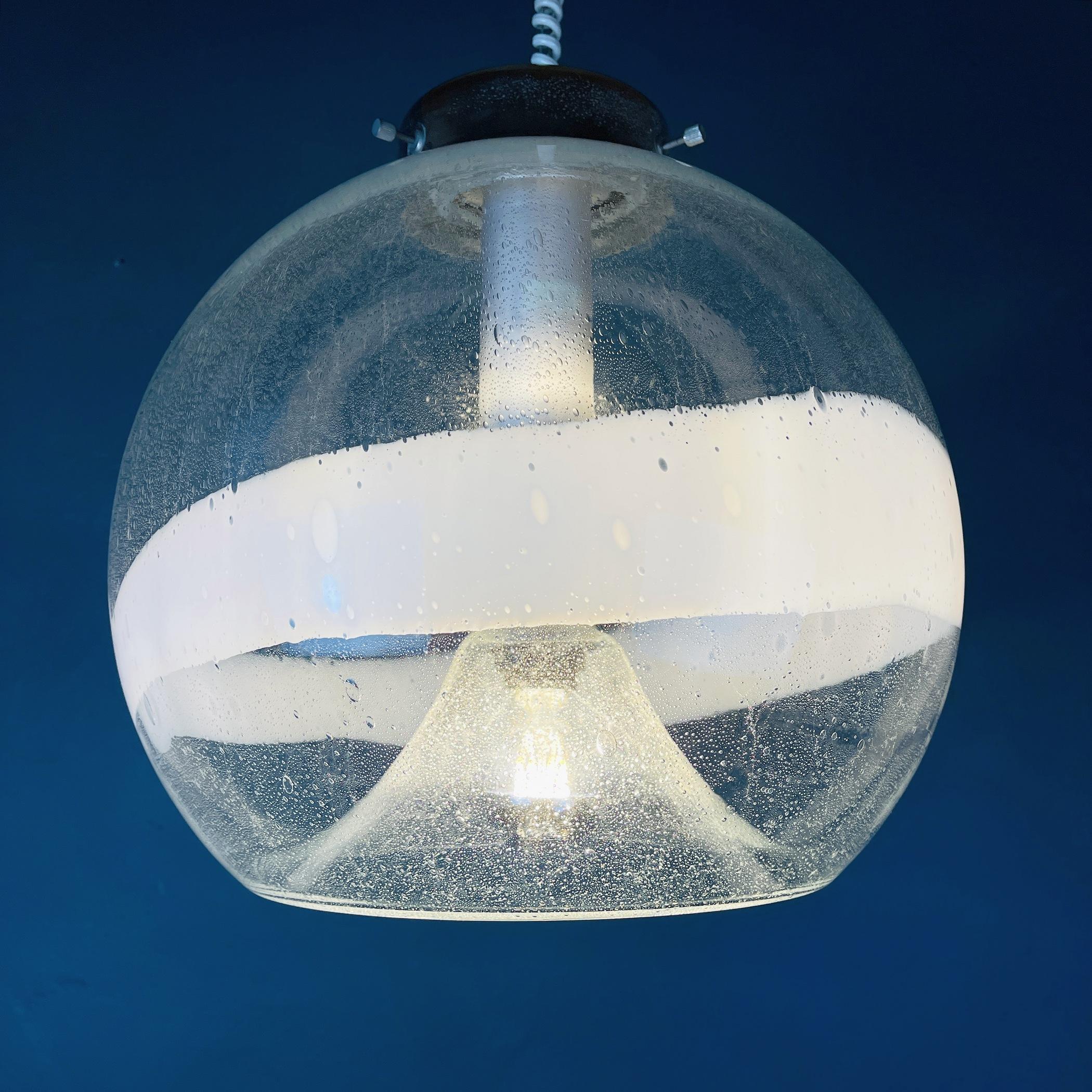Murano Glass Pendant Lamp by Ettore Fantasia and Gino Poli Sothis, Italy, 1960s For Sale 6