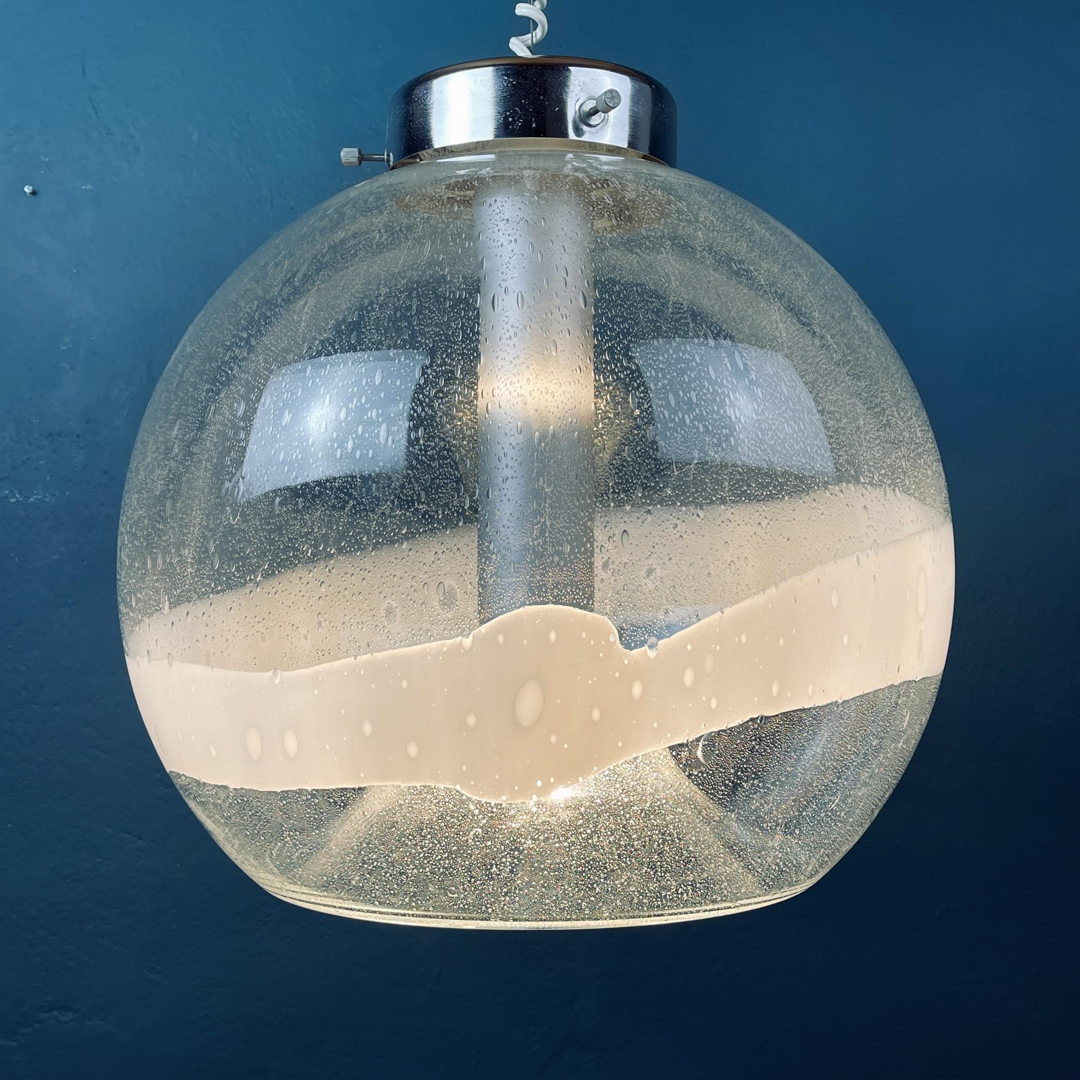 Murano Glass Pendant Lamp by Ettore Fantasia and Gino Poli Sothis, Italy, 1960s For Sale 10