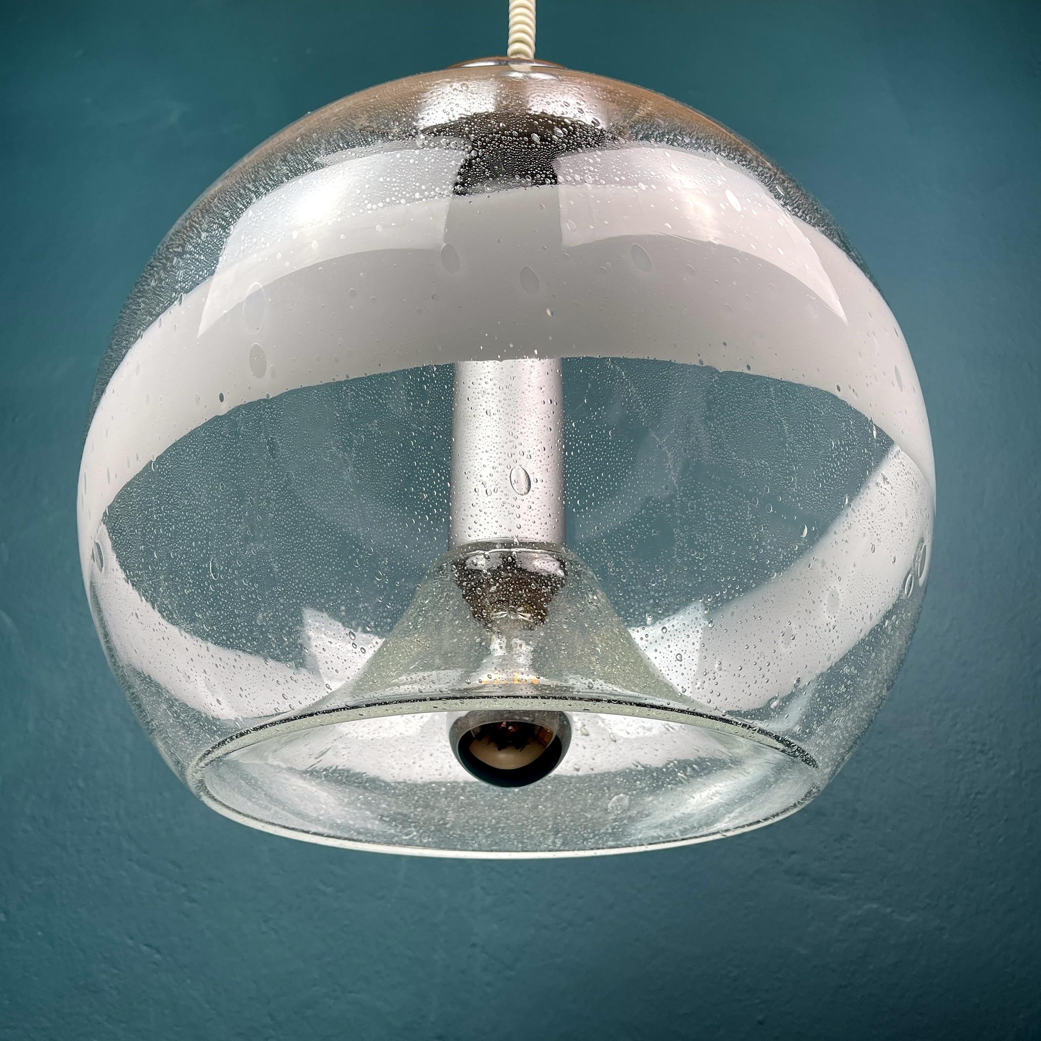 Murano Glass Pendant Lamp by Ettore Fantasia and Gino Poli Sothis, Italy, 1960s For Sale 2