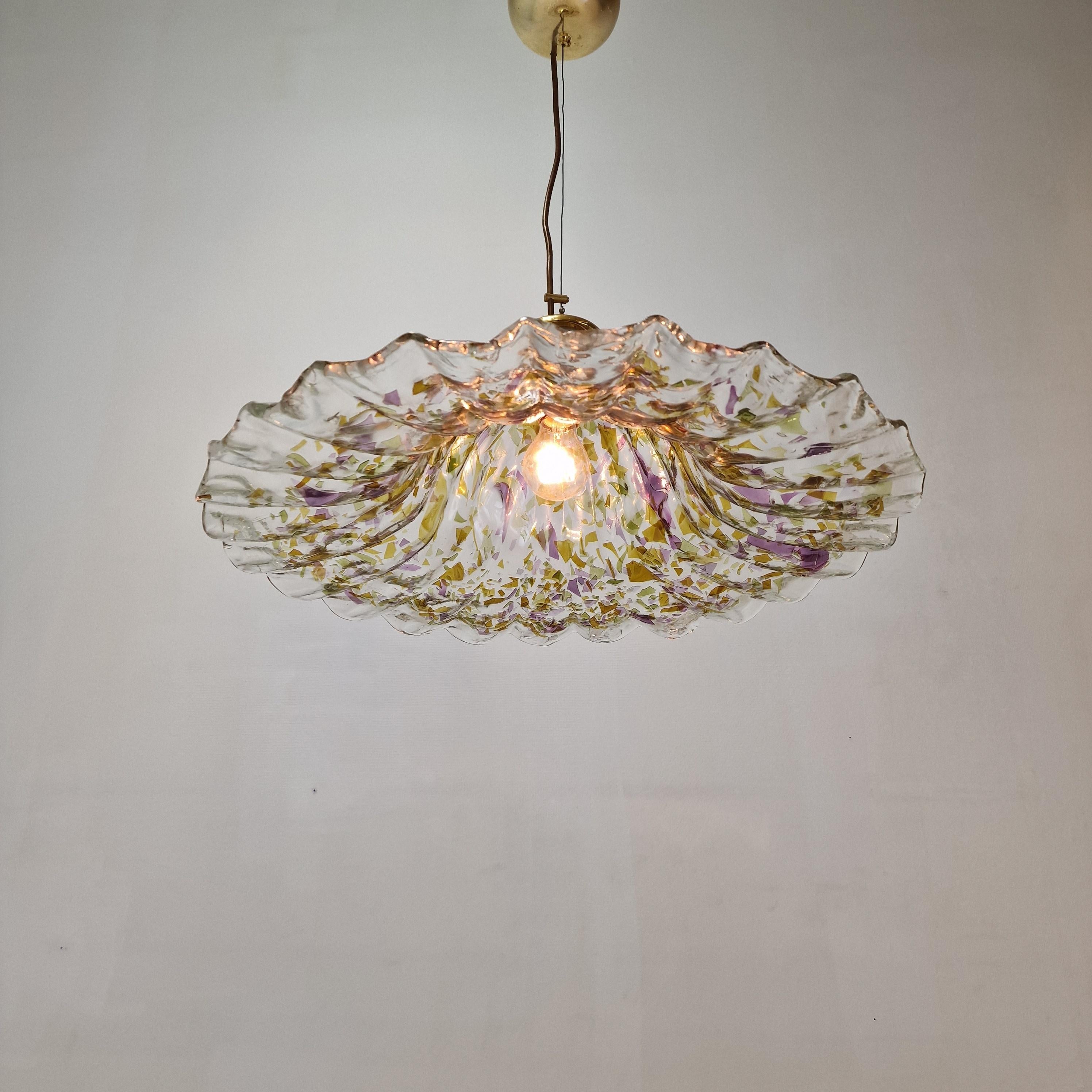 Italian Murano Glass Pendant Lamp by 