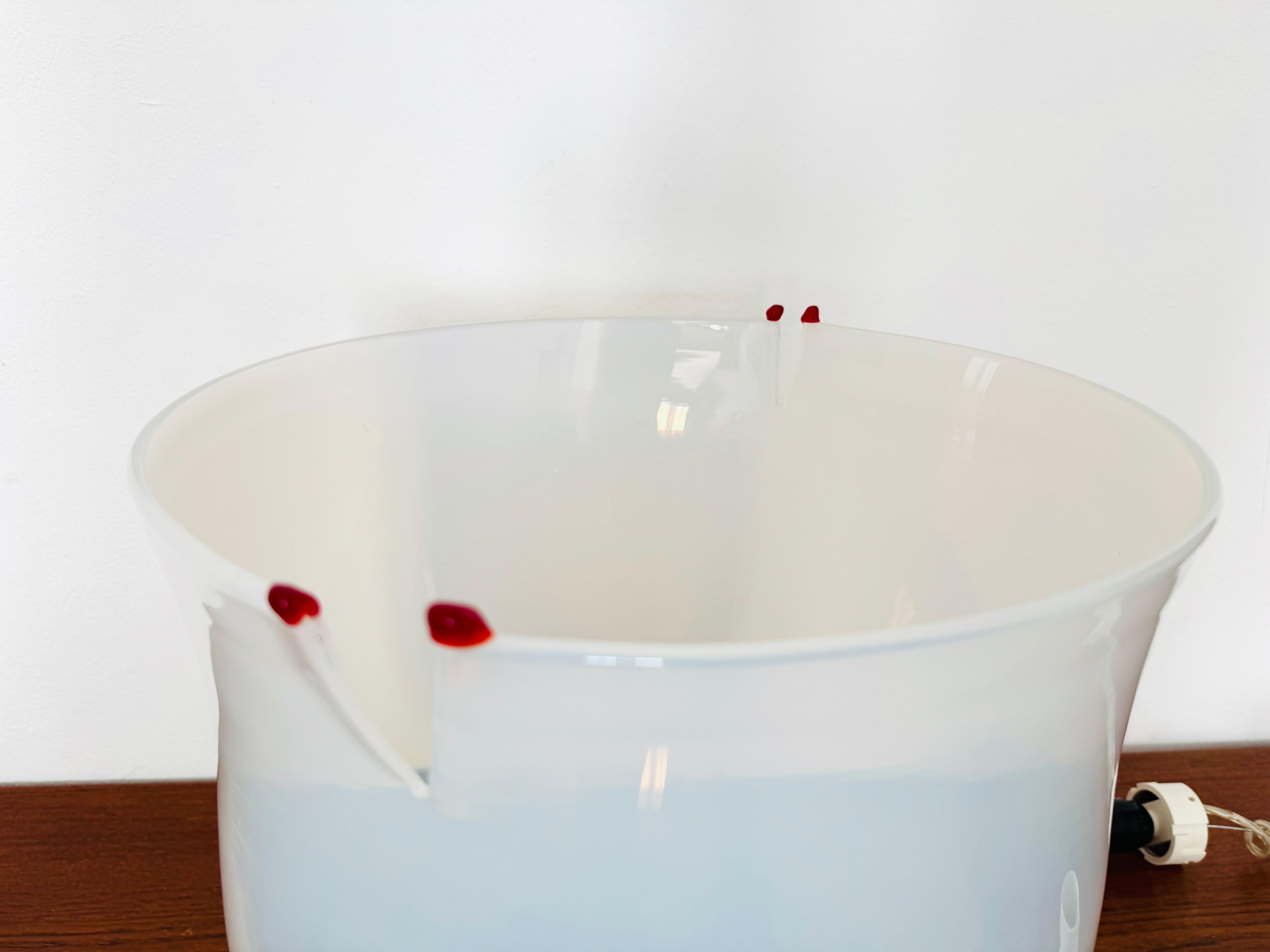 Murano Glass Pendant Lamp by Roberto Pamio and Renato Toso for Leucos For Sale 9