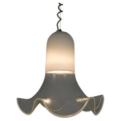 Murano Glass Pendant Lamp by Roberto Pamio & Renato Toso for Leucos, Italy, 1970