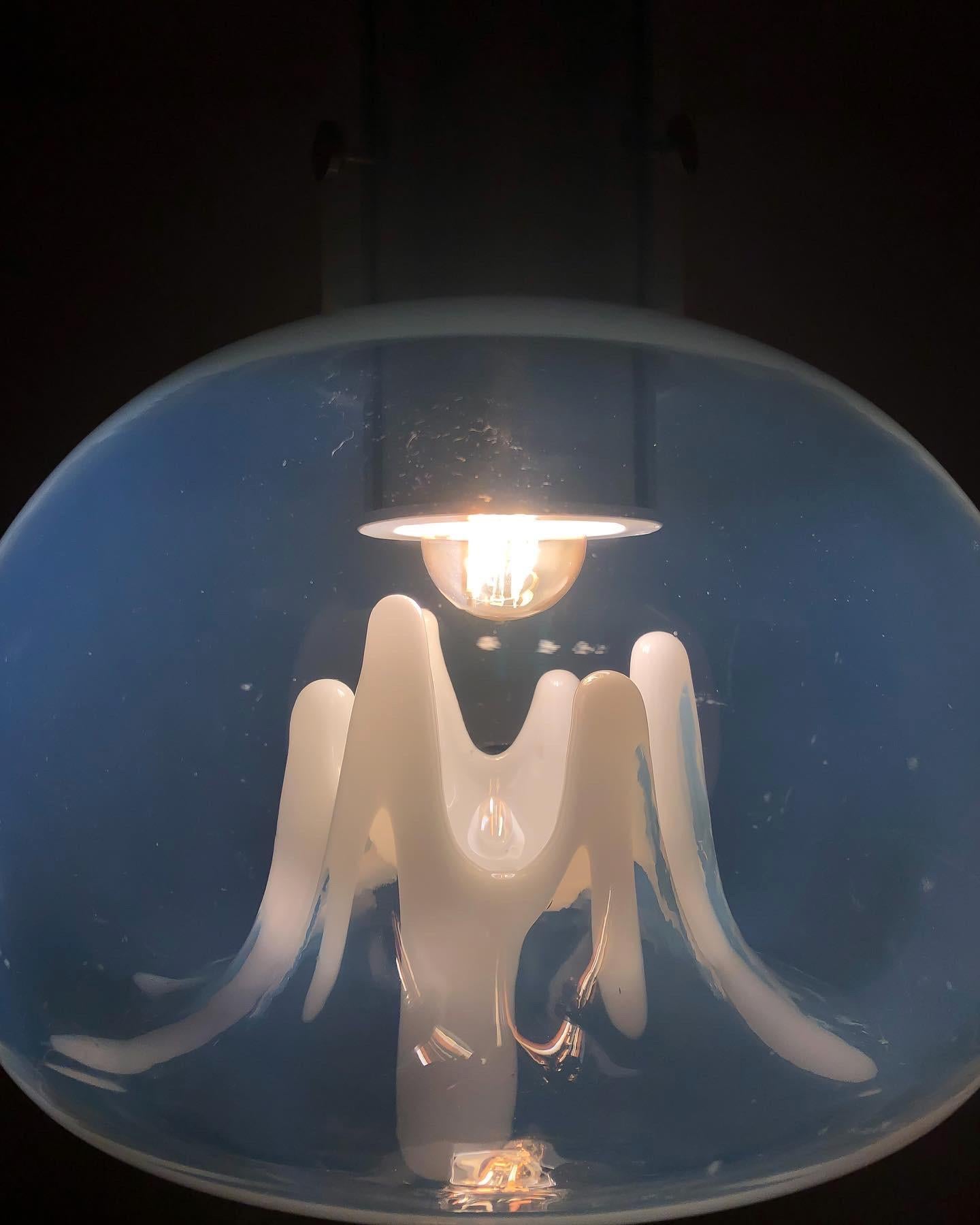 Mid-Century Modern Murano glass pendant lamp by Toni Zuccheri for VeArt