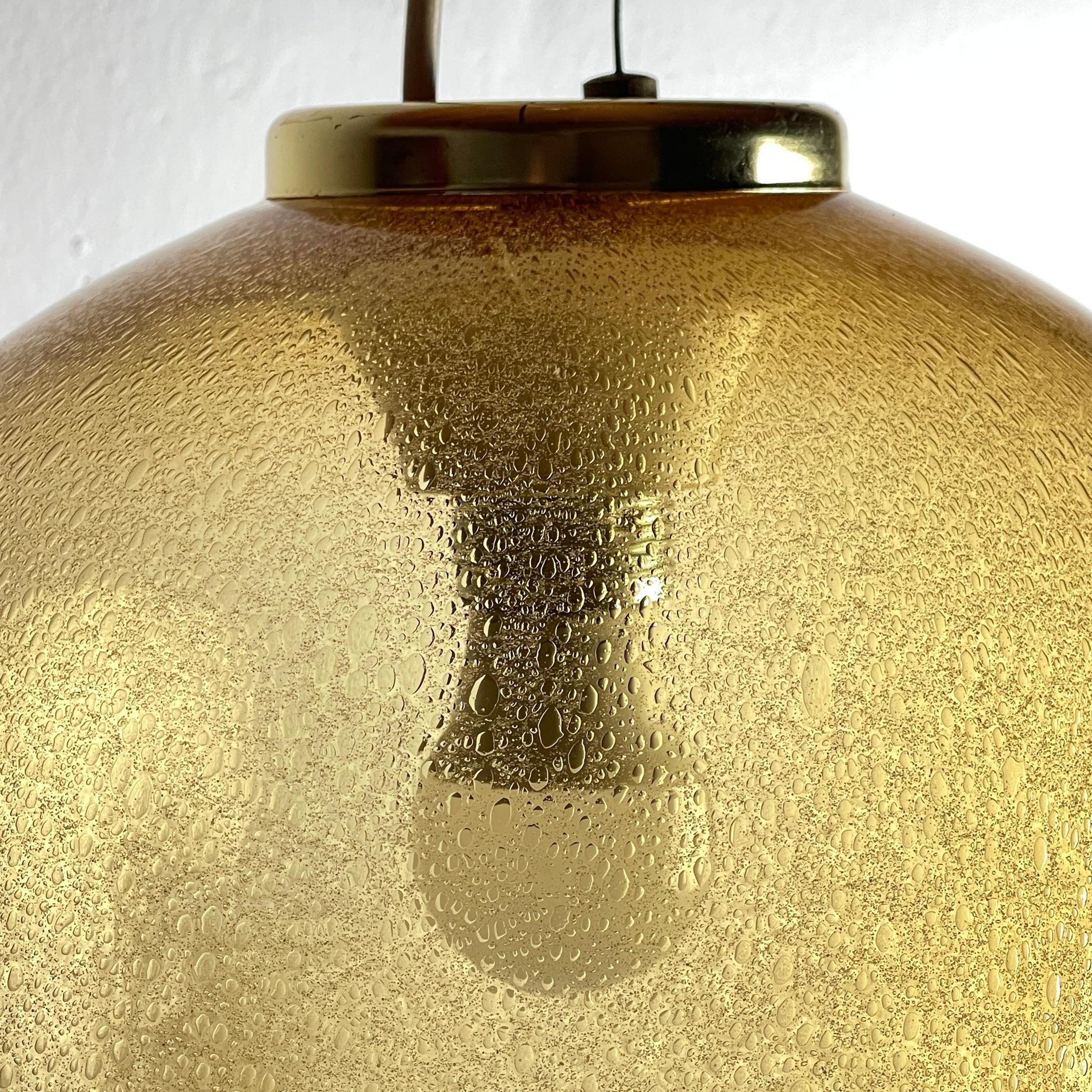 Murano glass pendant lamp Fazzoletto Vetri Murano Italy 1970s 3