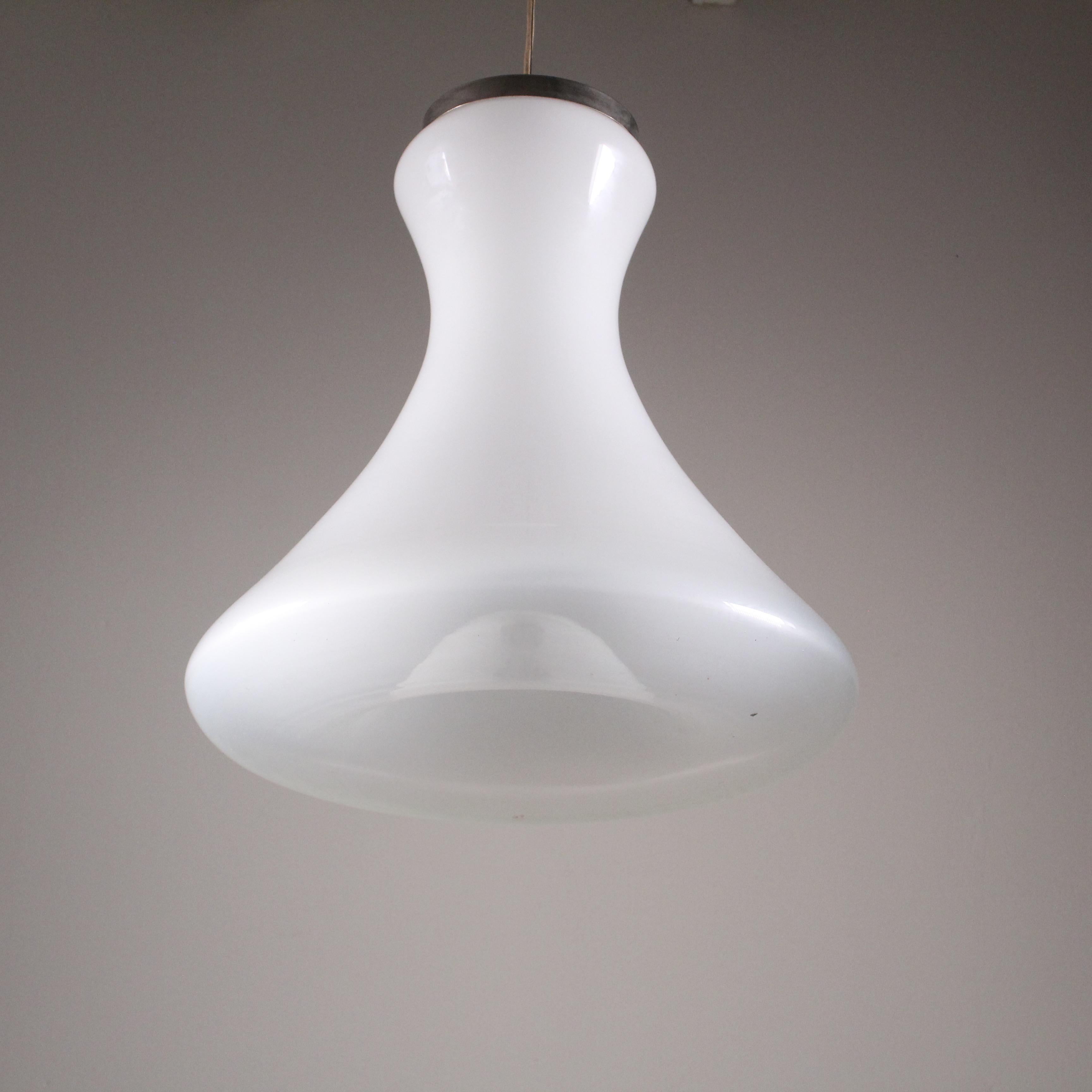 Lampe suspendue en verre de Murano, Gino Vistosi, Vetreria Vistosi, années 1970 en vente 5