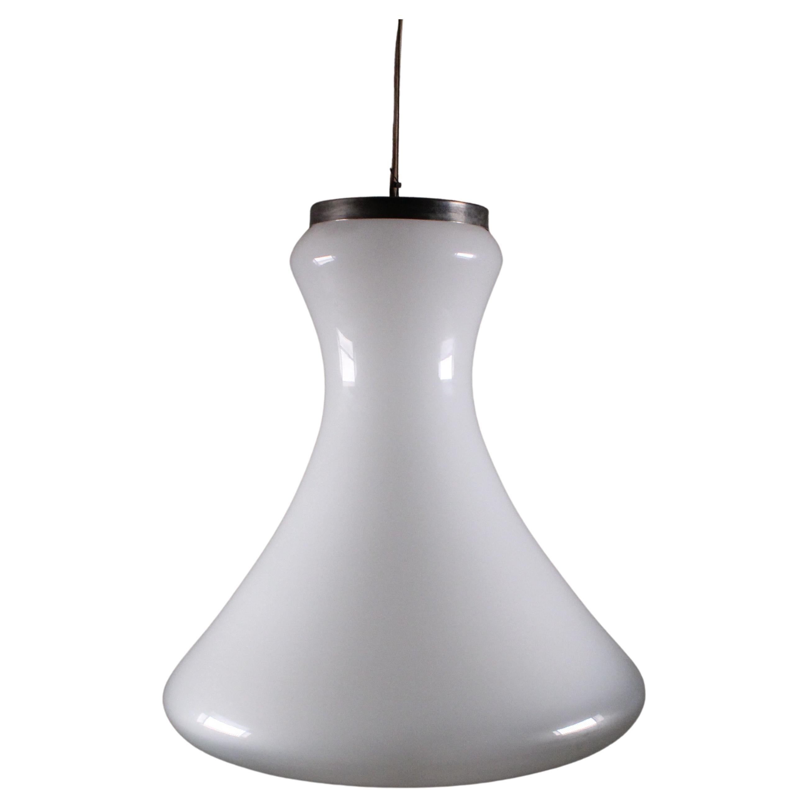 Mid-Century Modern Lampe suspendue en verre de Murano, Gino Vistosi, Vetreria Vistosi, années 1970 en vente