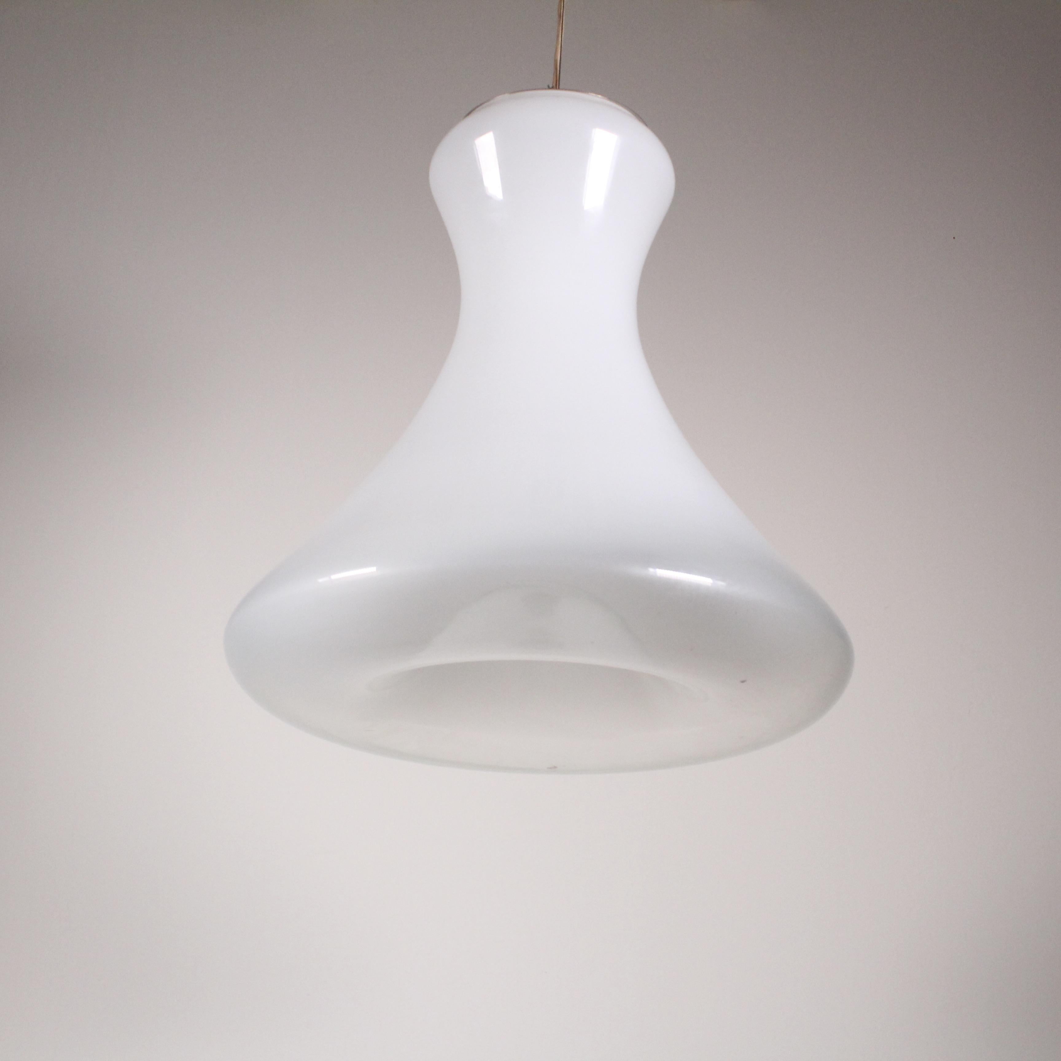 Fin du 20e siècle Lampe suspendue en verre de Murano, Gino Vistosi, Vetreria Vistosi, années 1970 en vente