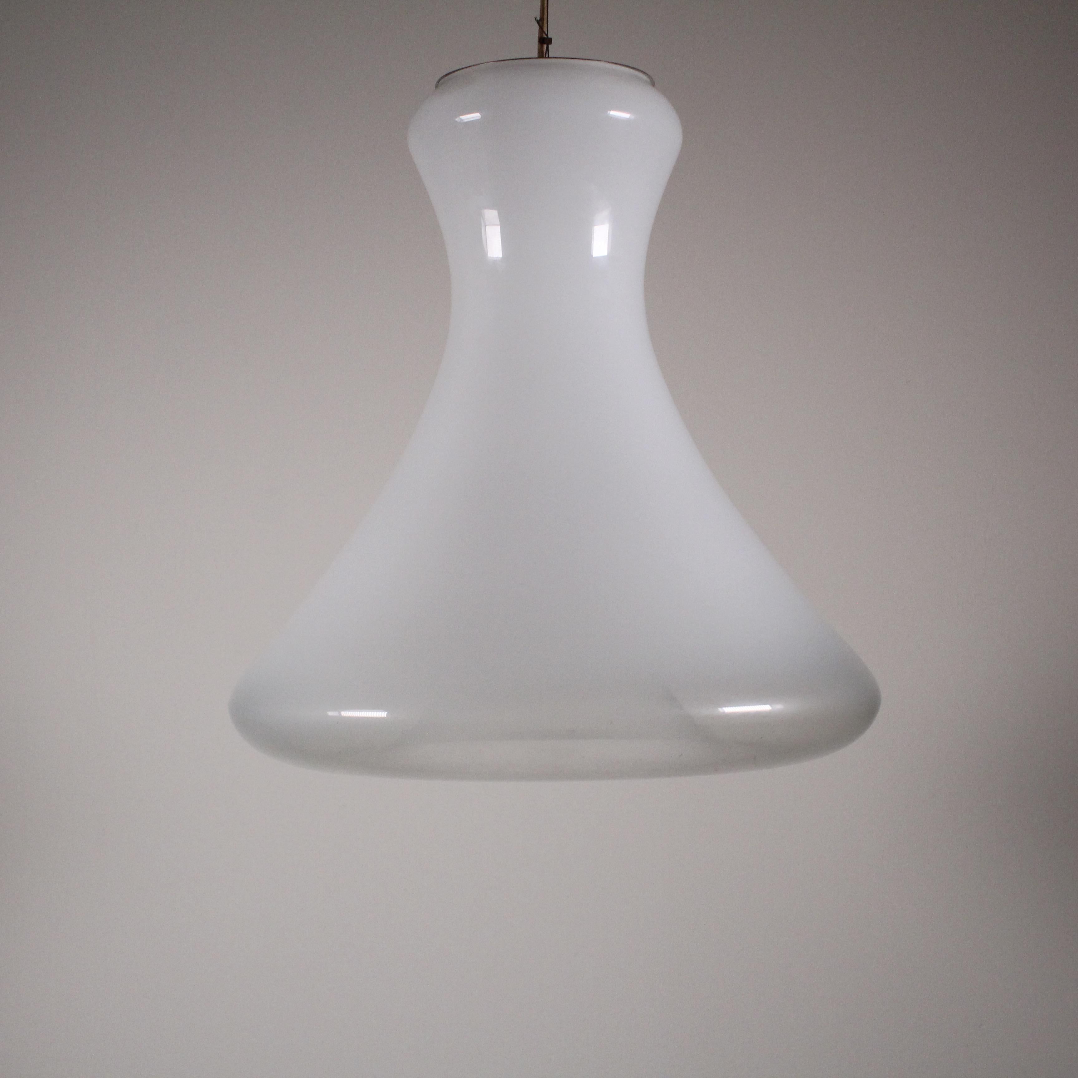 Lampe suspendue en verre de Murano, Gino Vistosi, Vetreria Vistosi, années 1970 en vente 2