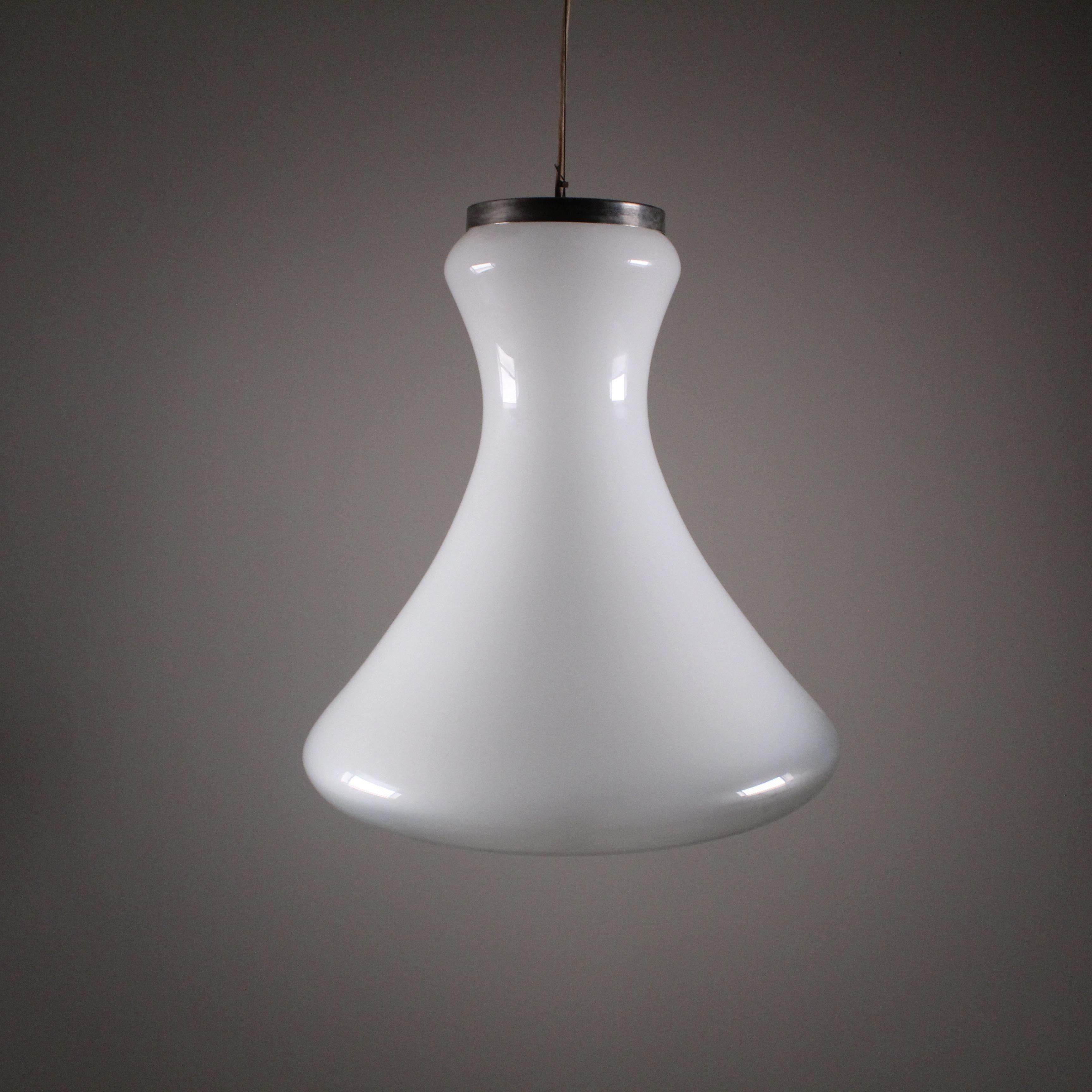 Lampe suspendue en verre de Murano, Gino Vistosi, Vetreria Vistosi, années 1970 en vente 3